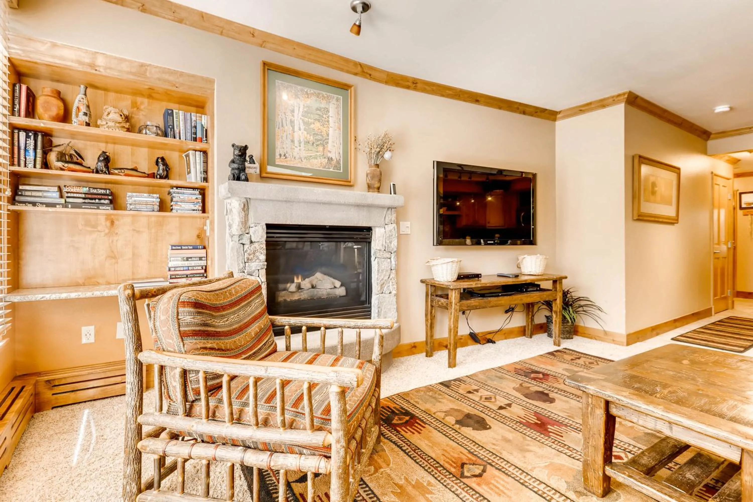 Living room in Jackpine & Black Bear Condominiums by Keystone Resort