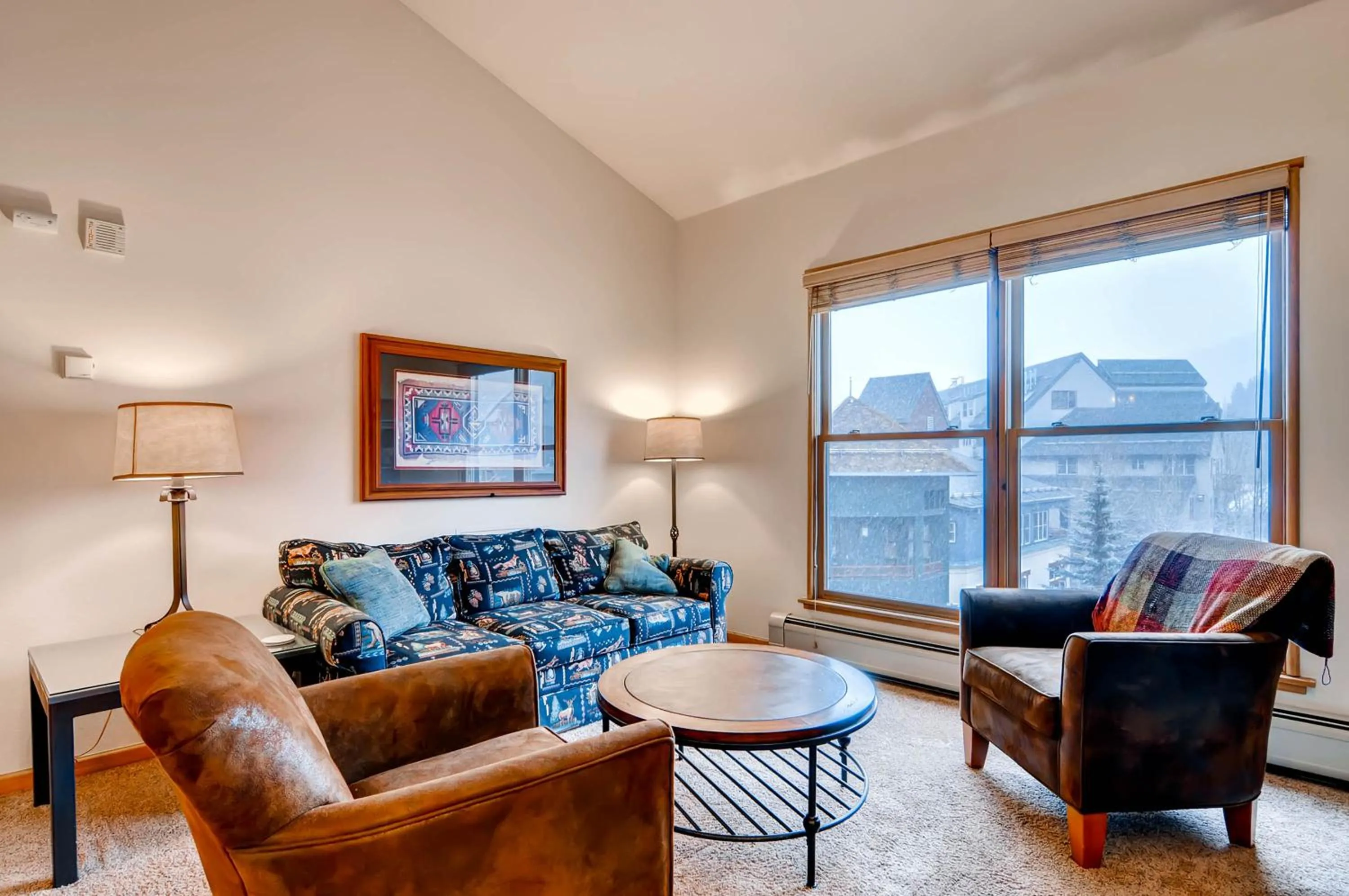 Living room in Jackpine & Black Bear Condominiums by Keystone Resort