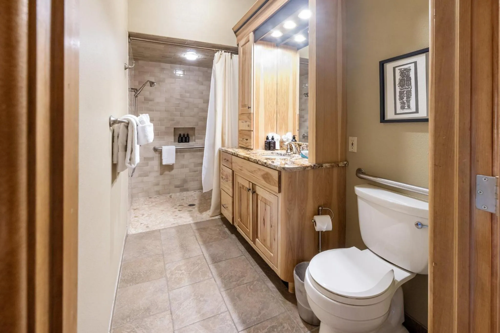 Bathroom in Jackpine & Black Bear Condominiums by Keystone Resort