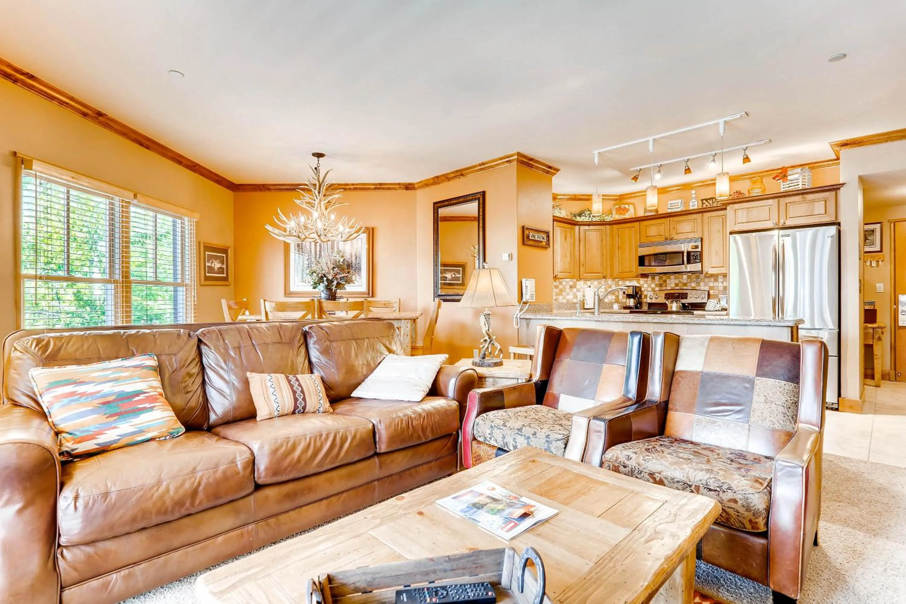 Living room in Jackpine & Black Bear Condominiums by Keystone Resort