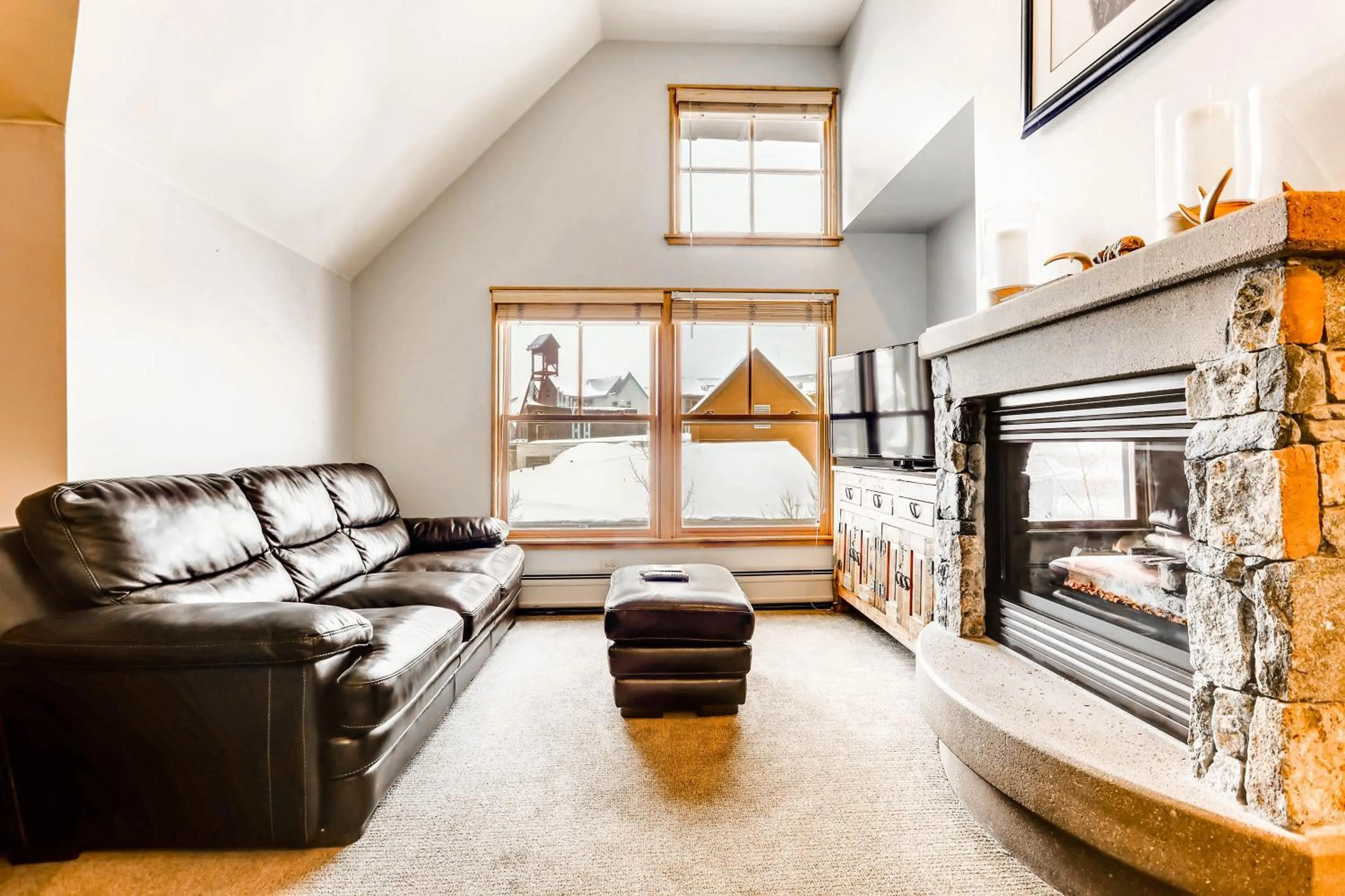 Living room in Jackpine & Black Bear Condominiums by Keystone Resort