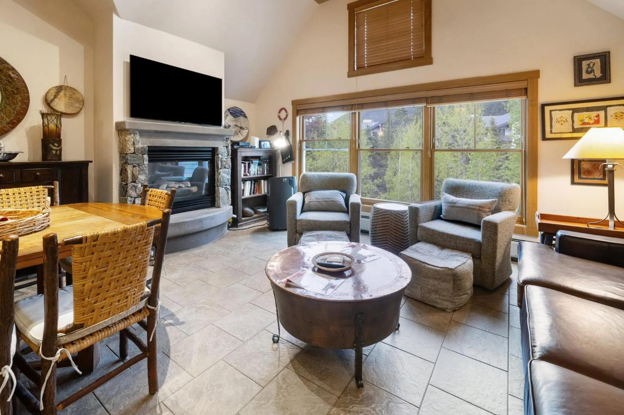 Living room in Jackpine & Black Bear Condominiums by Keystone Resort