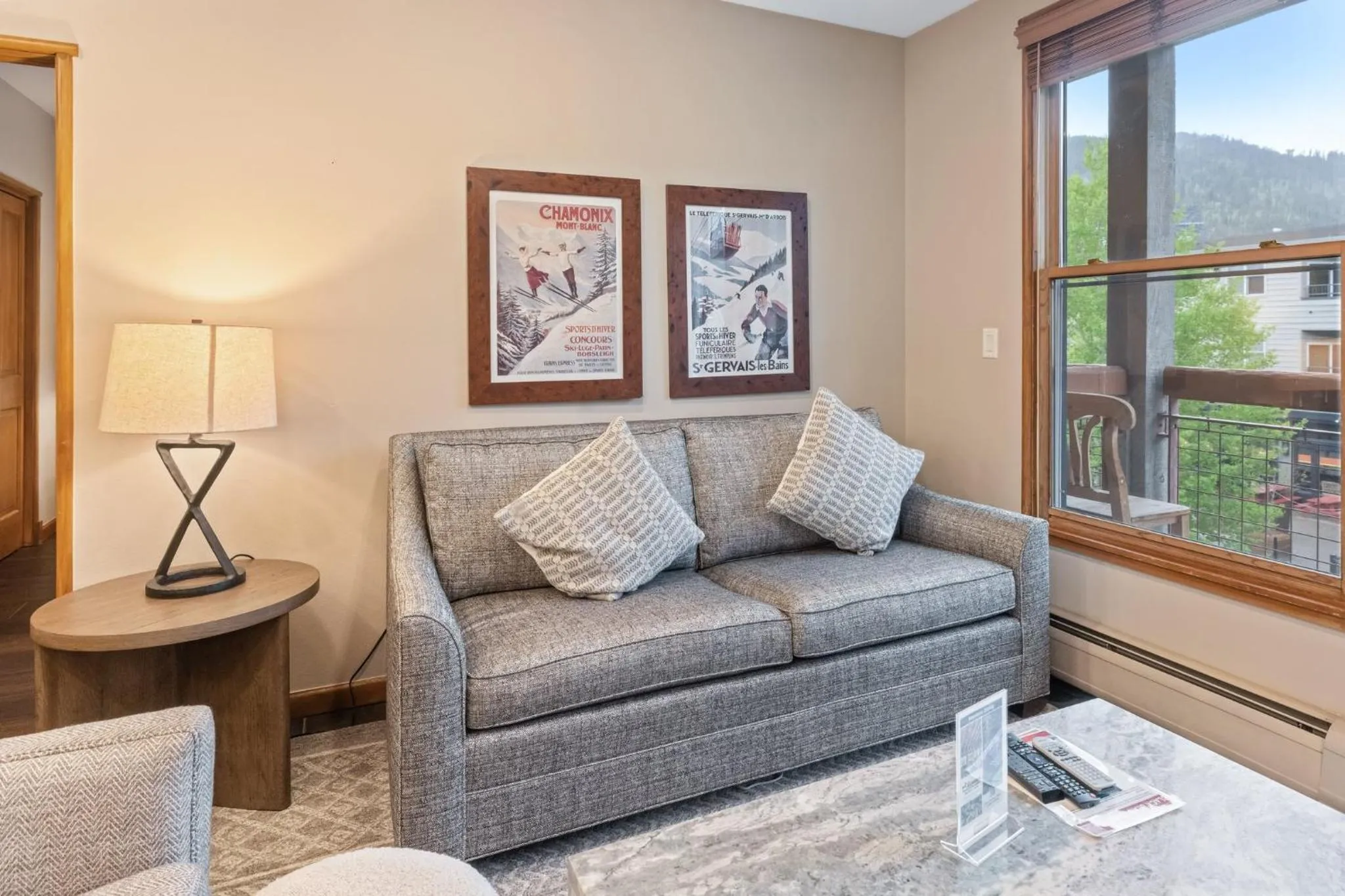 Living room in Jackpine & Black Bear Condominiums by Keystone Resort