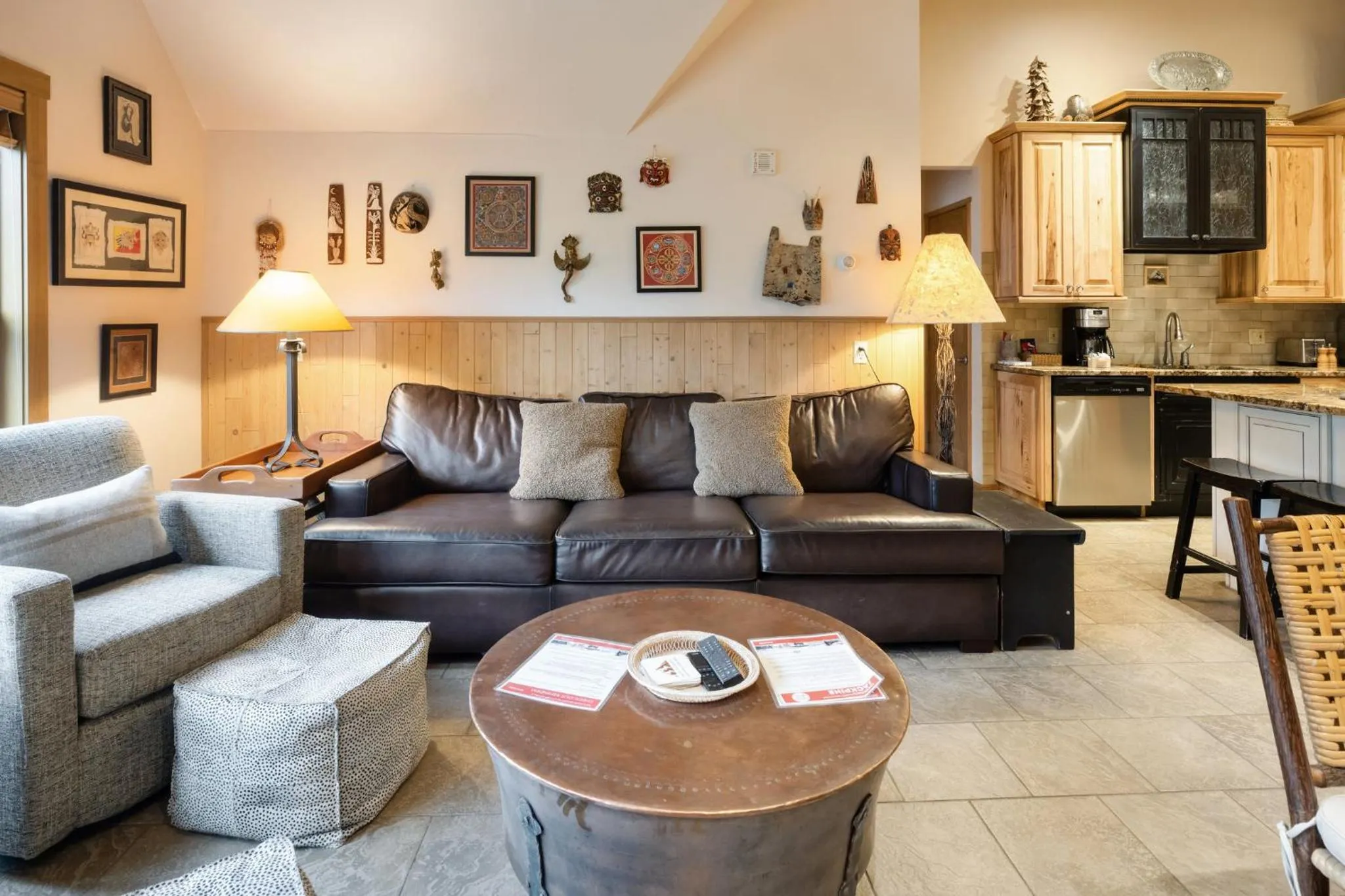 Living room in Jackpine & Black Bear Condominiums by Keystone Resort