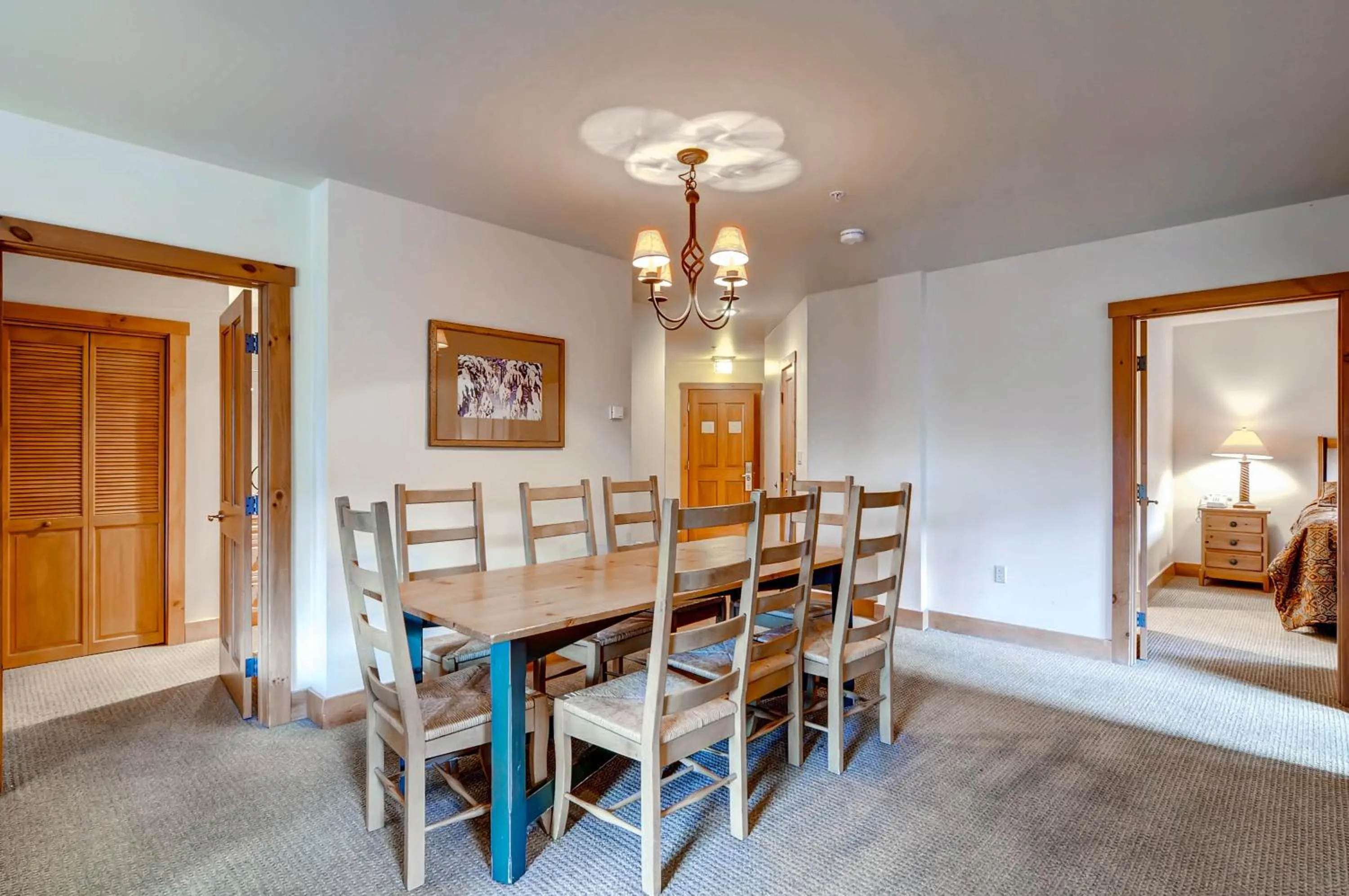Dining area in Expedition Station Condos by Vail Resorts