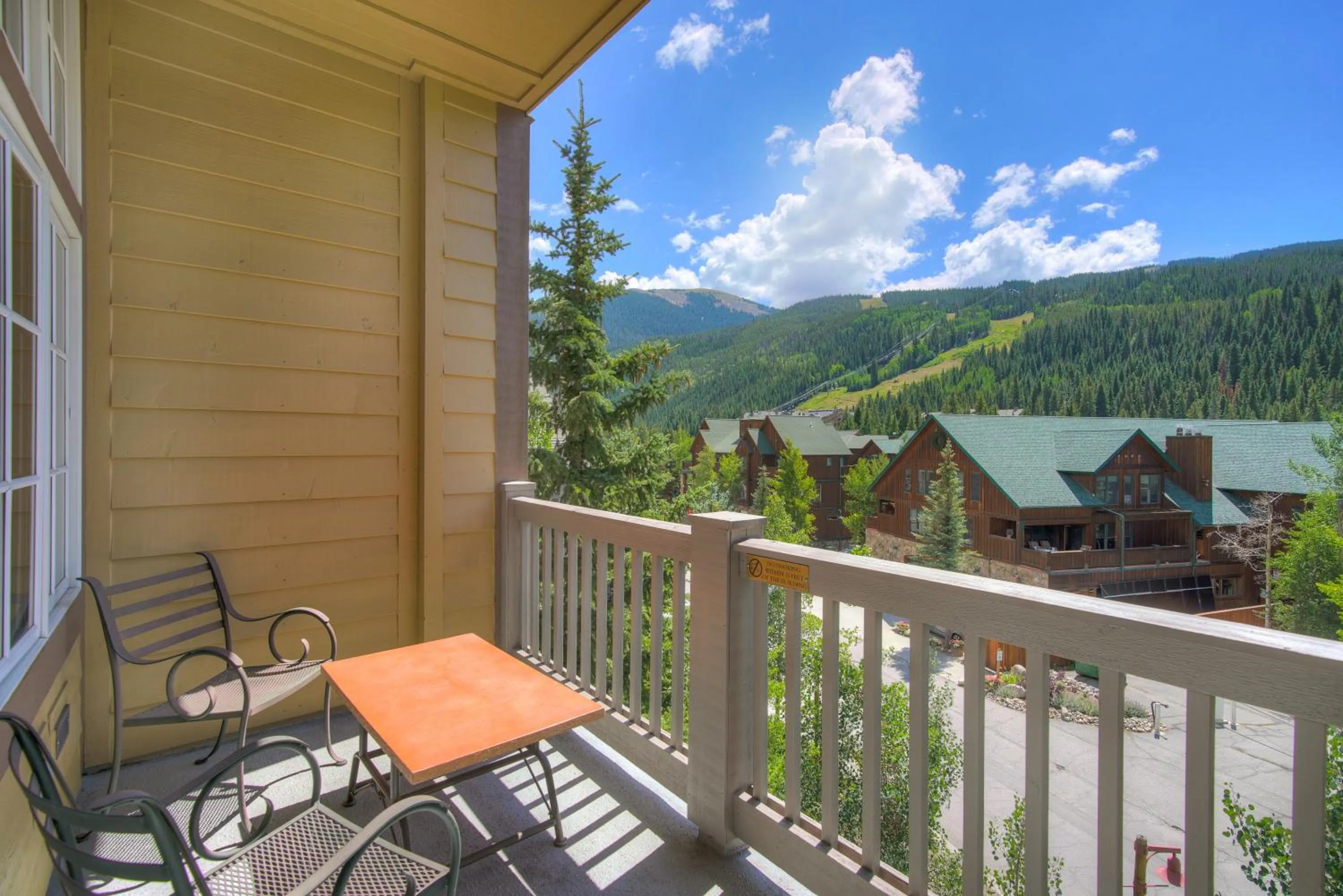 Balcony/Terrace in Expedition Station Condos by Vail Resorts
