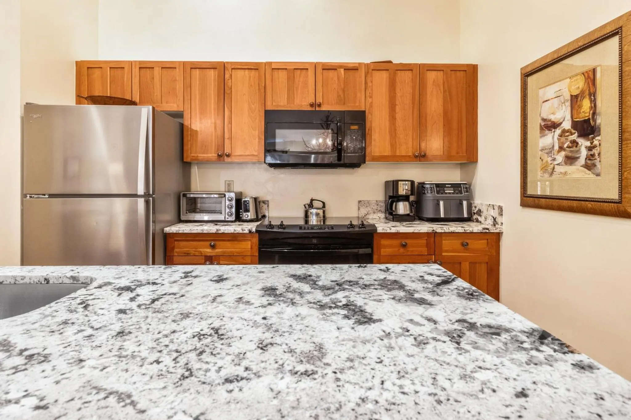 Communal kitchen in Red Hawk by Keystone Resort