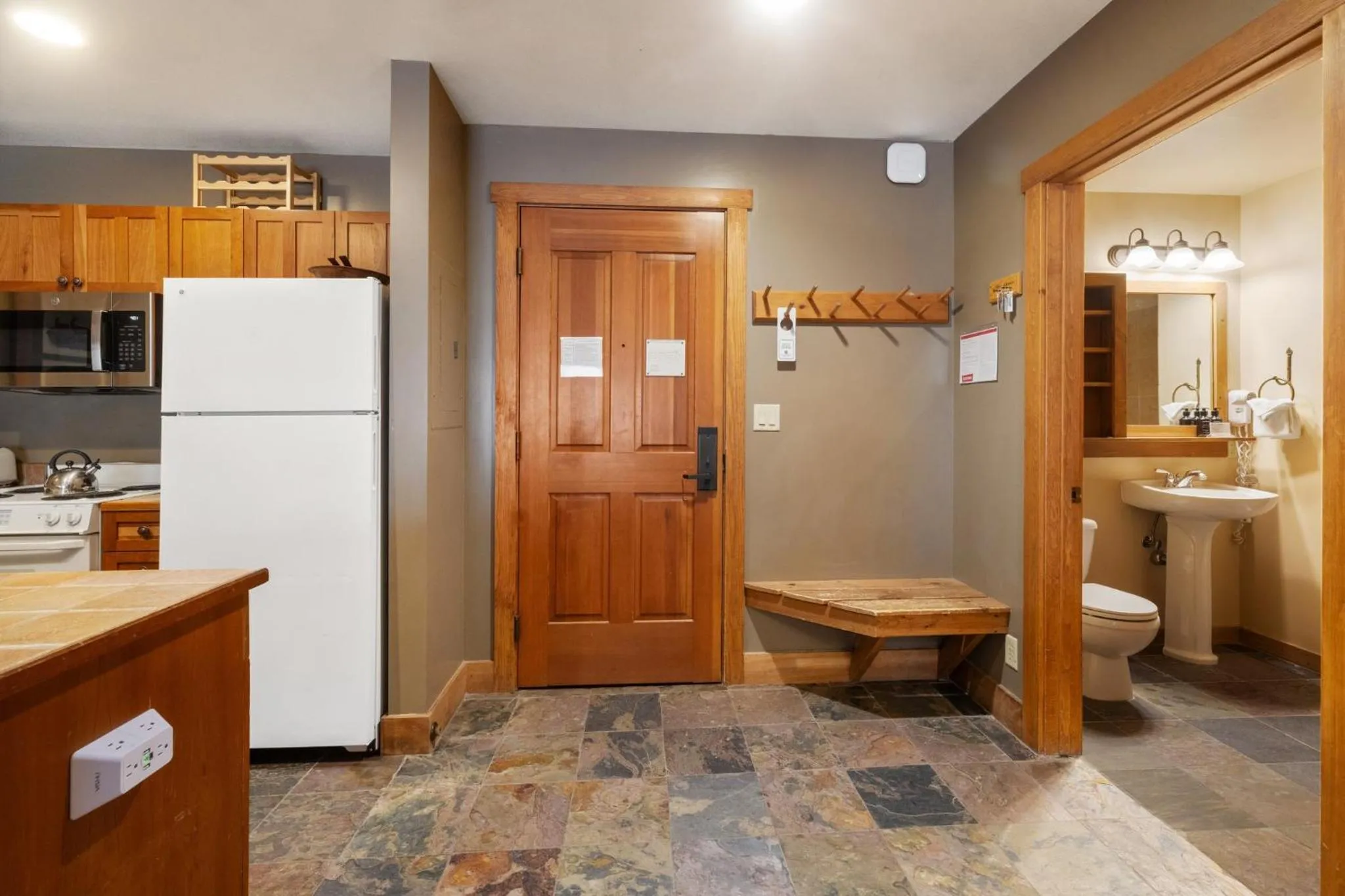 Communal kitchen in Red Hawk by Keystone Resort