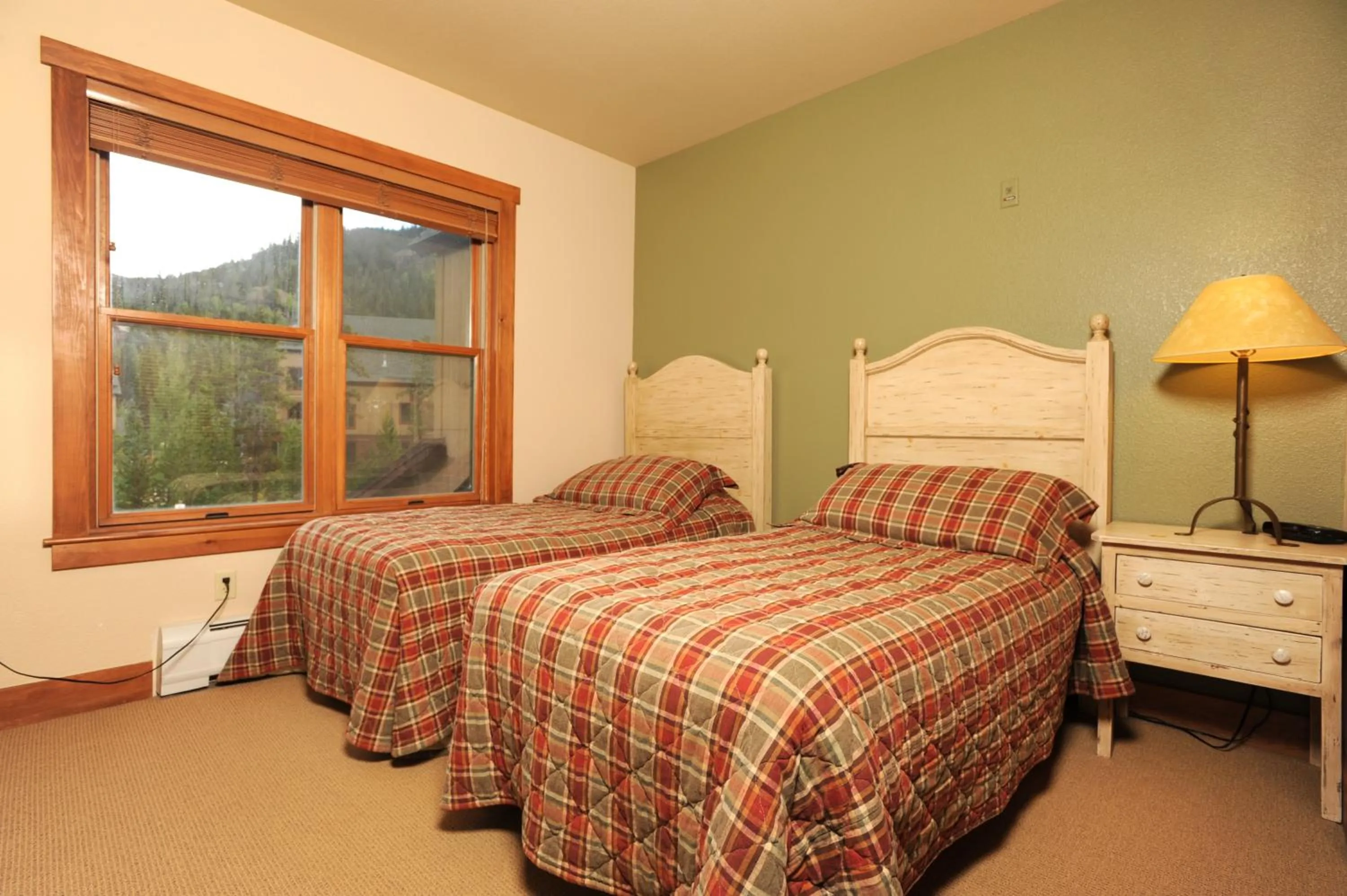 Bed in Red Hawk by Keystone Resort