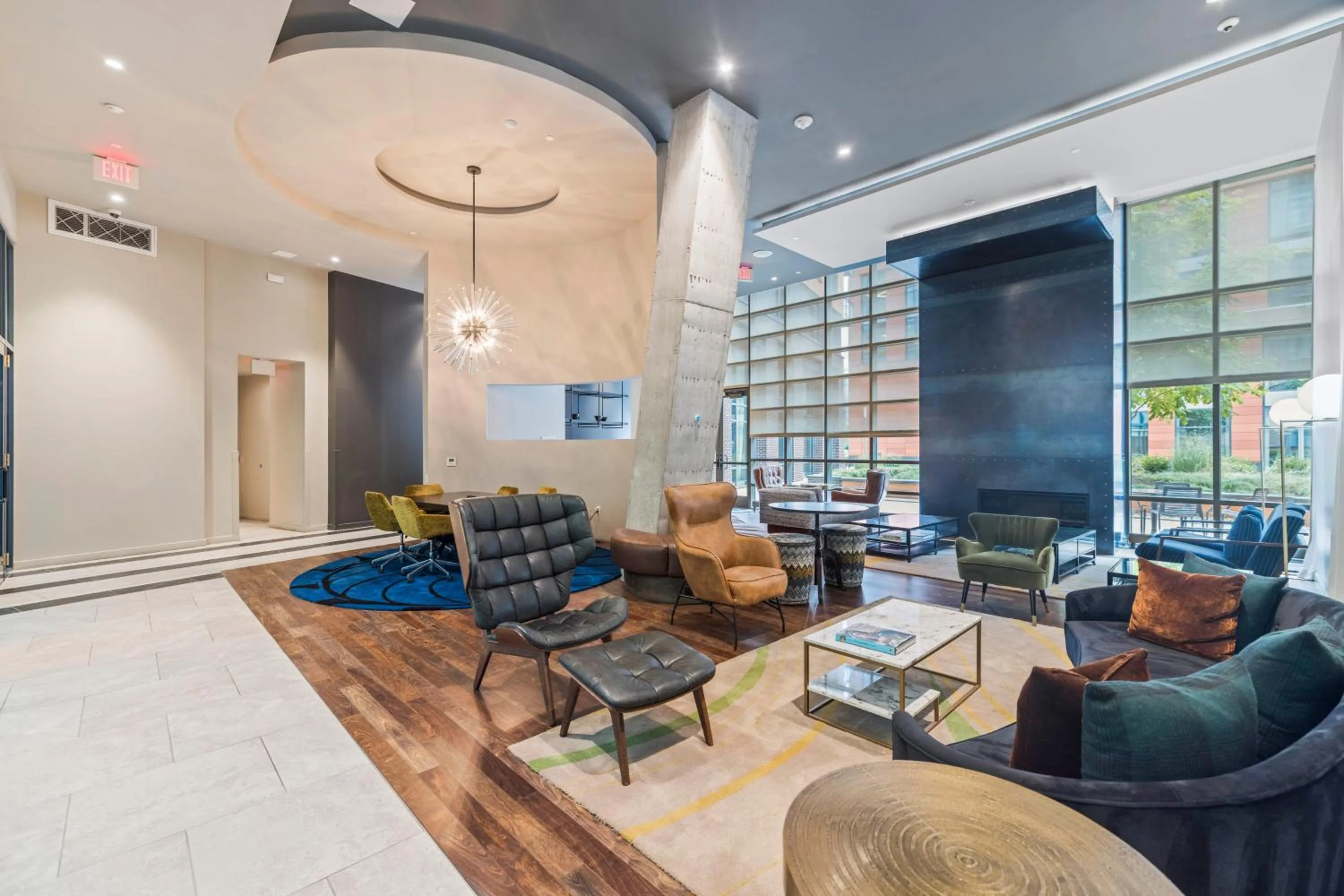 Lobby or reception in Placemakr Marymount Ballston