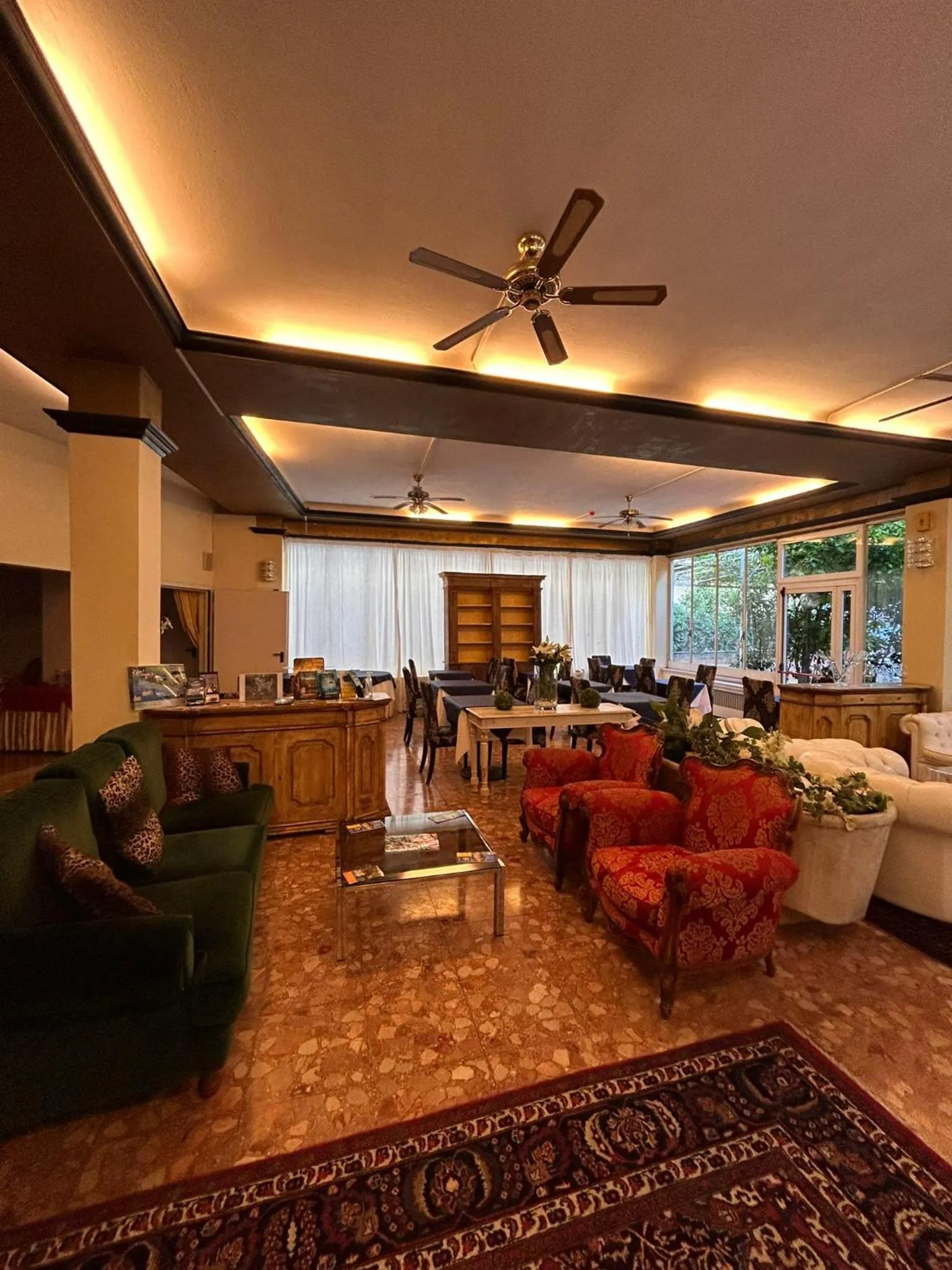 Lobby or reception in Hotel Villa Luisa