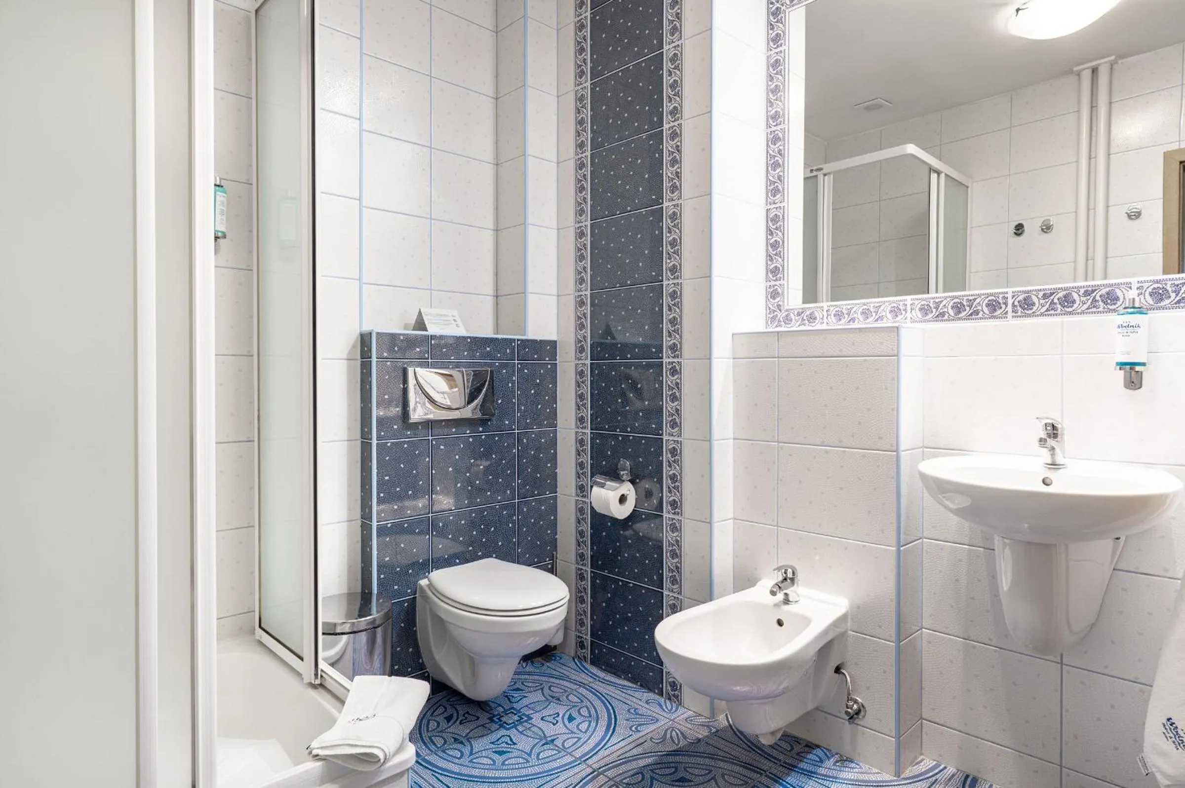 Shower in Hotel Wodnik