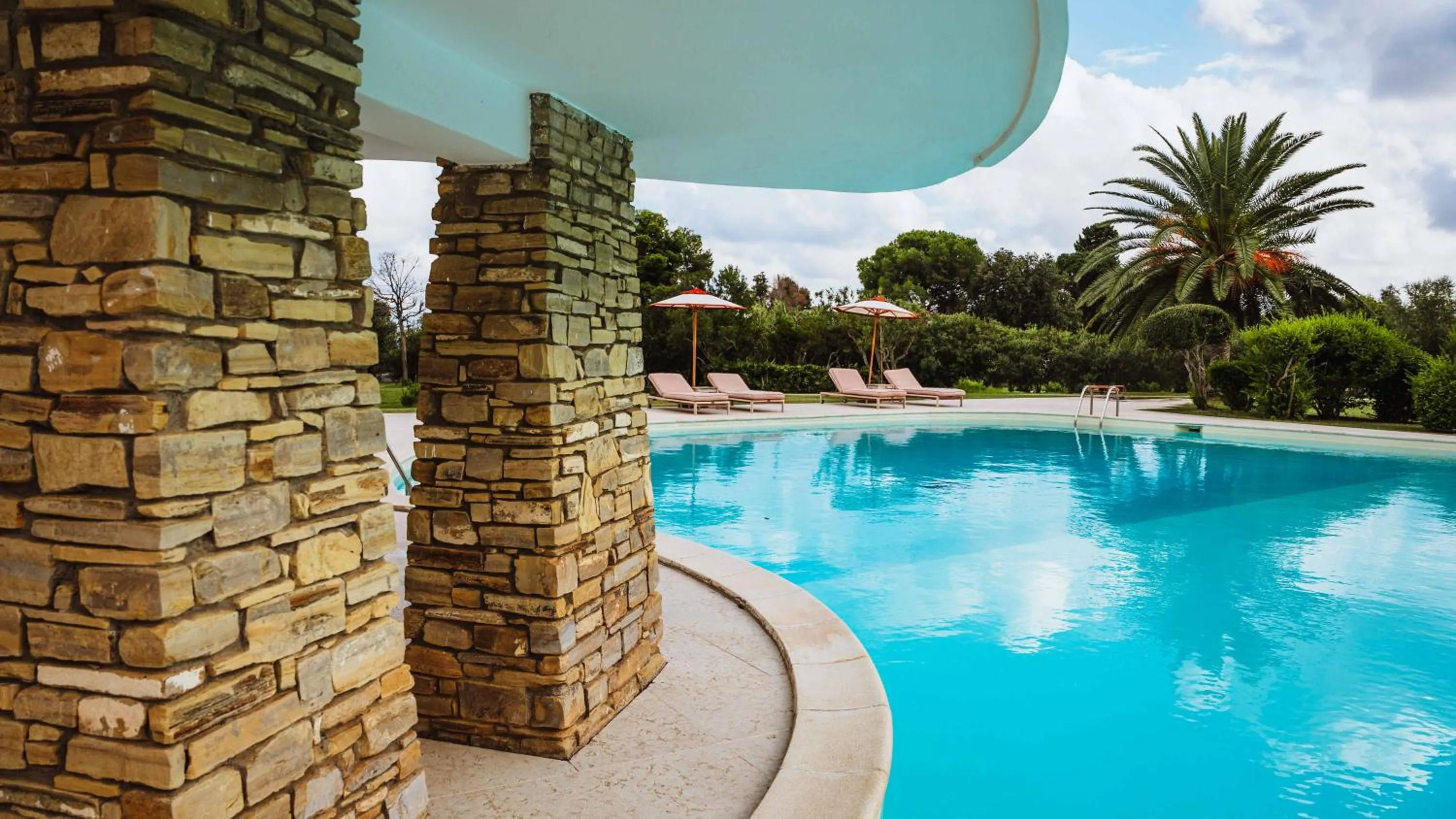 Swimming pool in Is Molas Resort