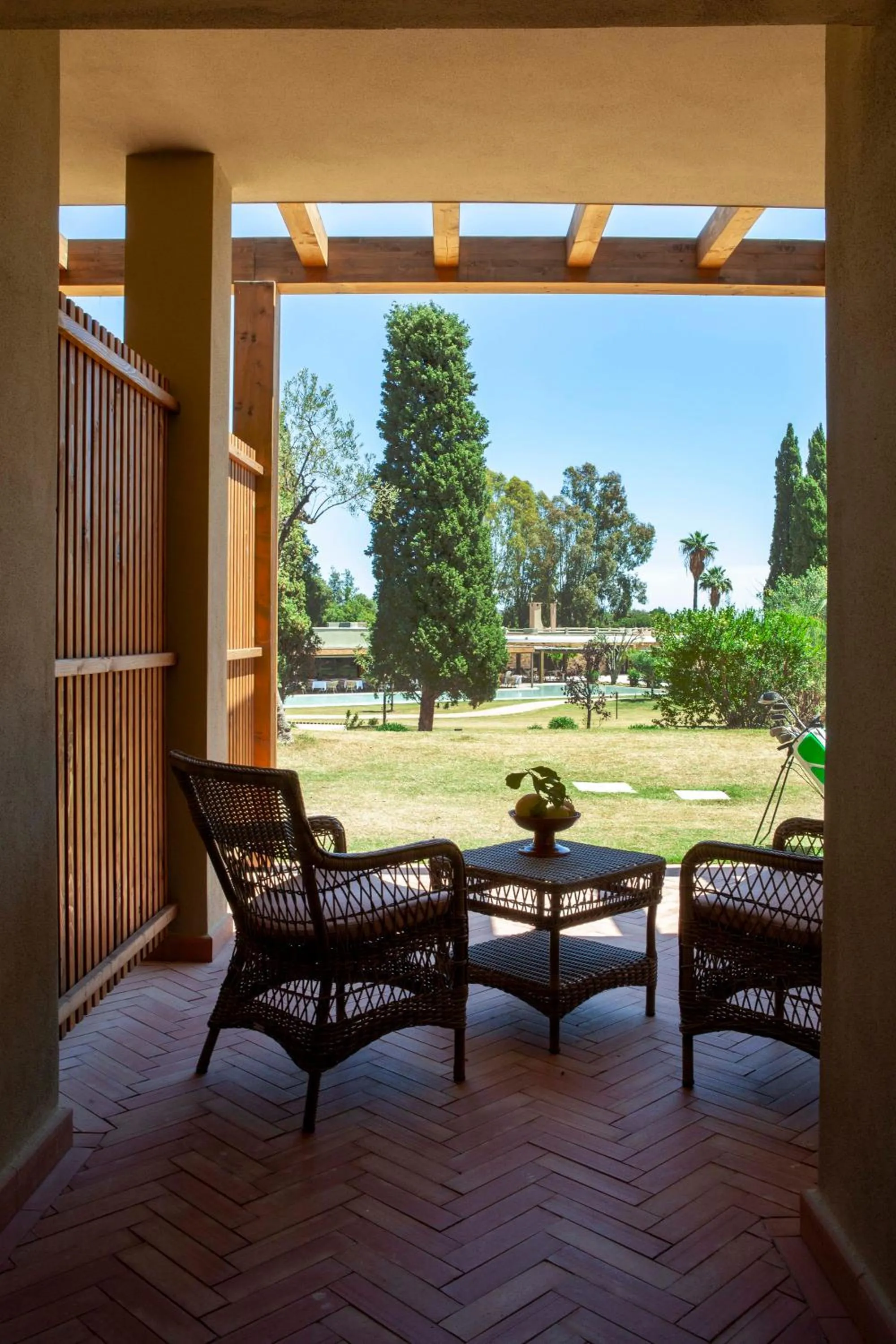 Garden view in Is Molas Resort