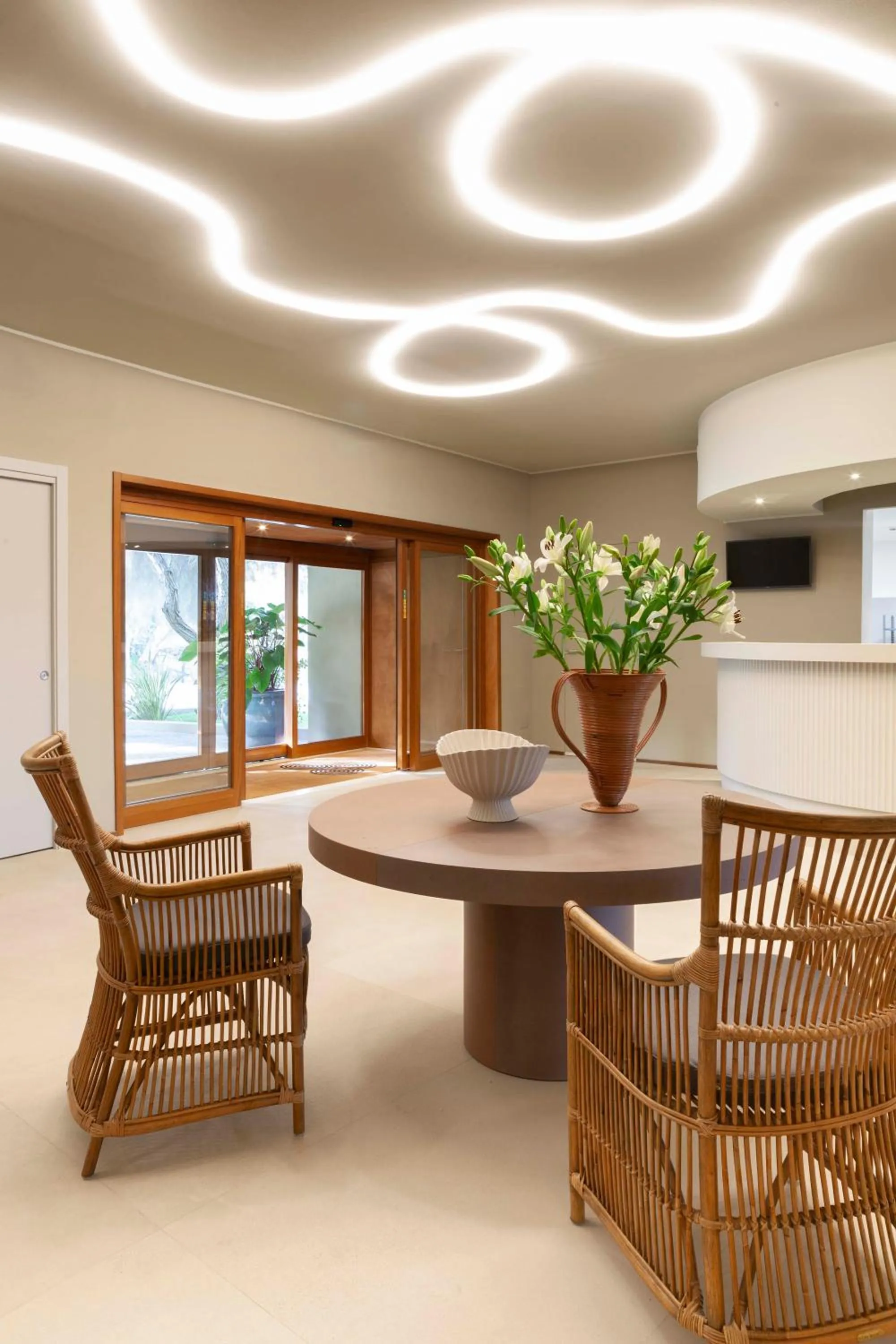 Lobby or reception in Is Molas Resort