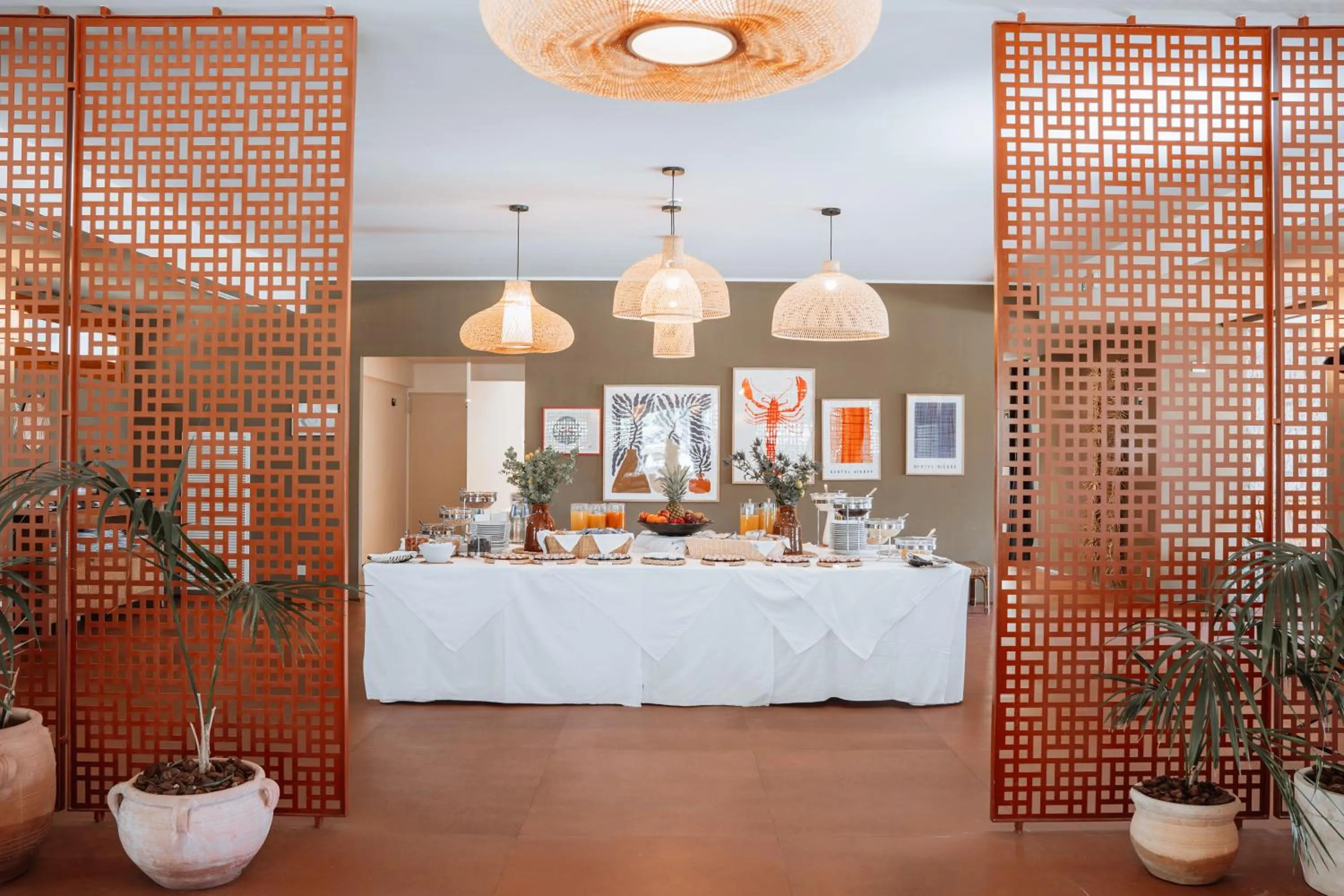 Buffet breakfast in Is Molas Resort