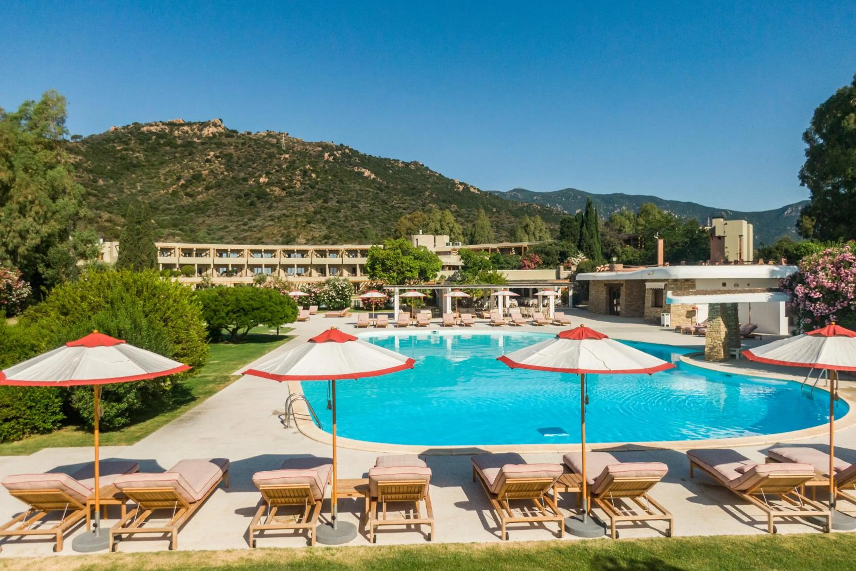 Swimming pool in Is Molas Resort