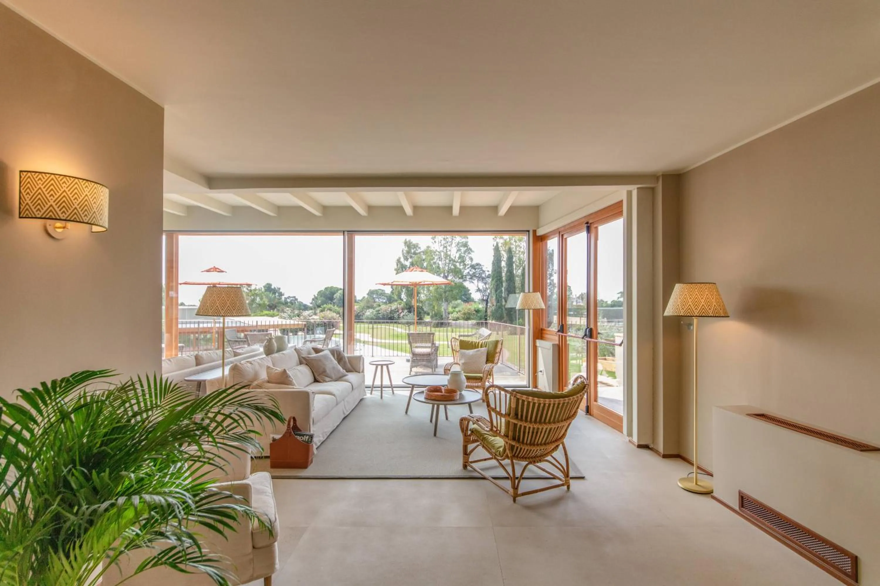 Lobby or reception in Is Molas Resort