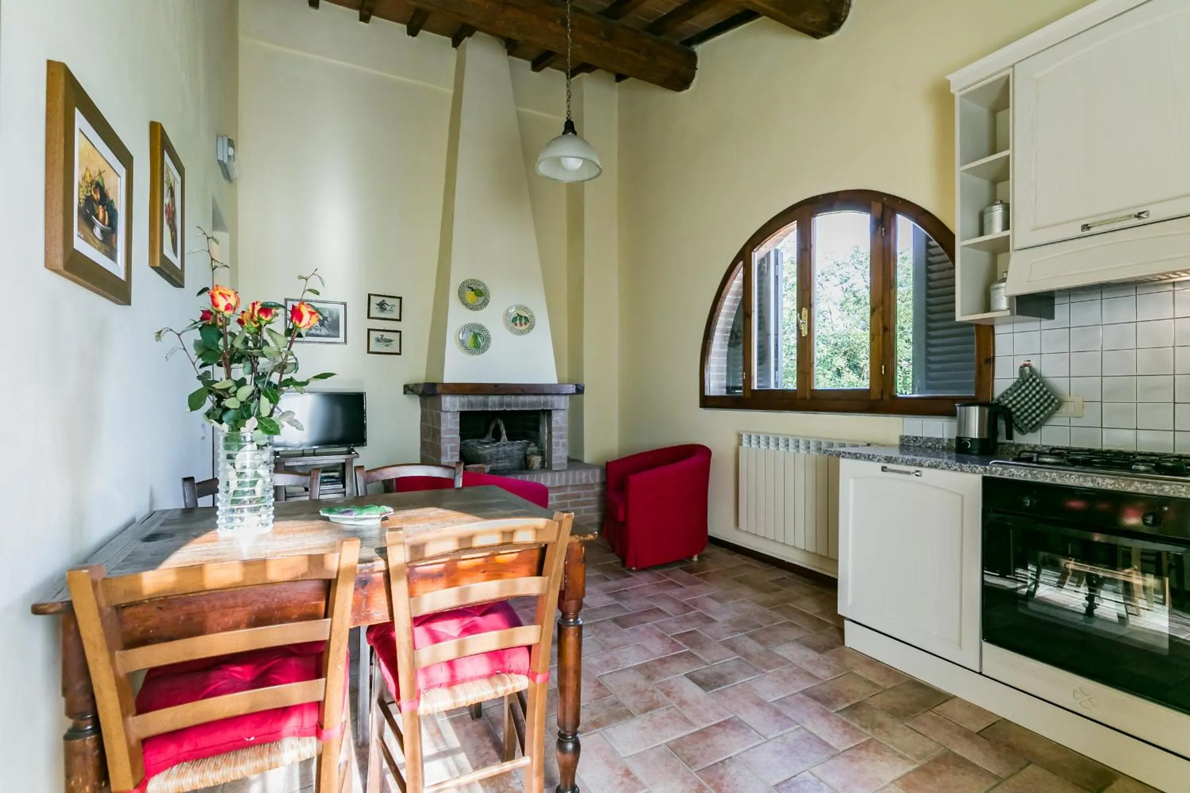 Kitchen or kitchenette in Le Fonti A San Giorgio