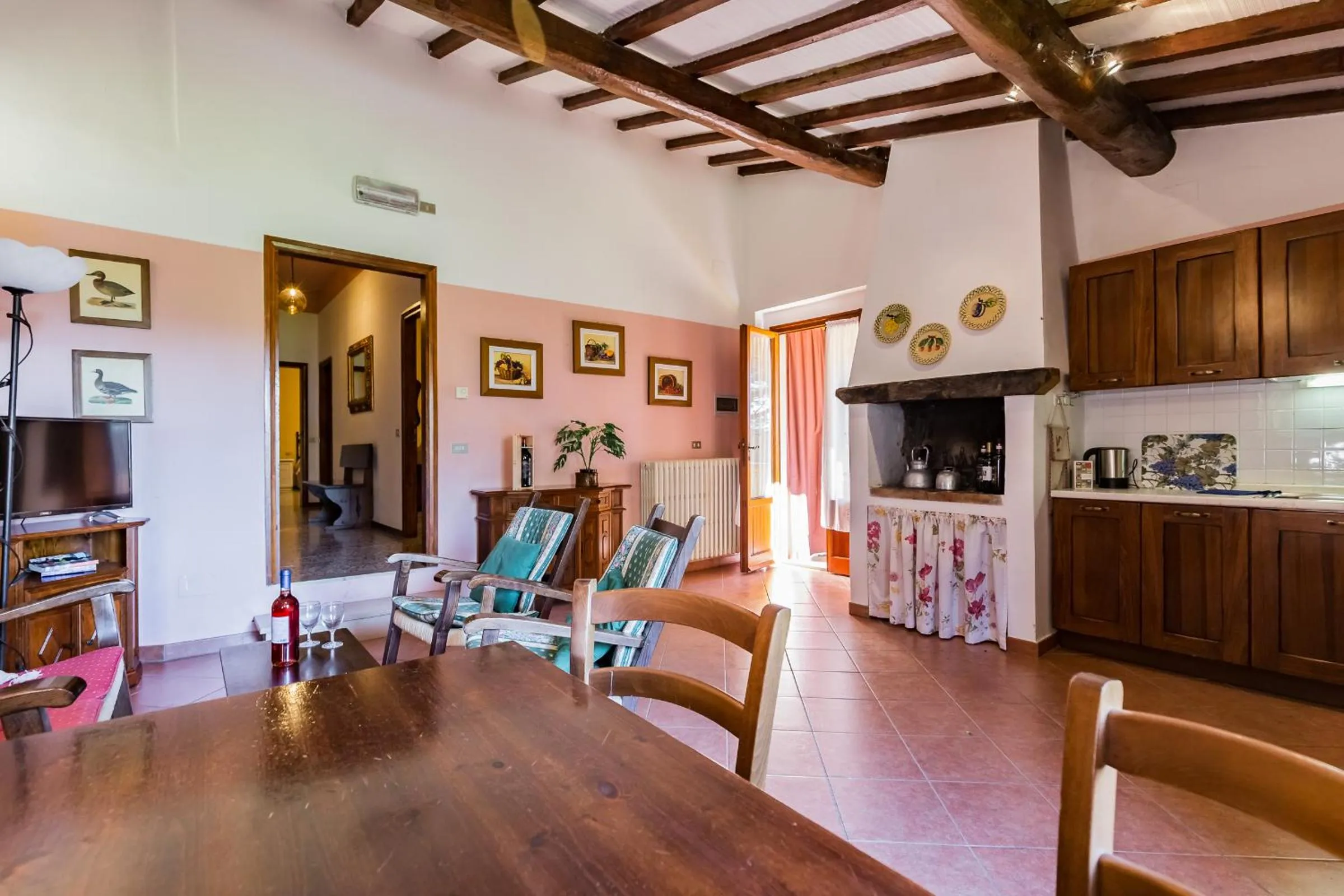 Kitchen or kitchenette in Le Fonti A San Giorgio