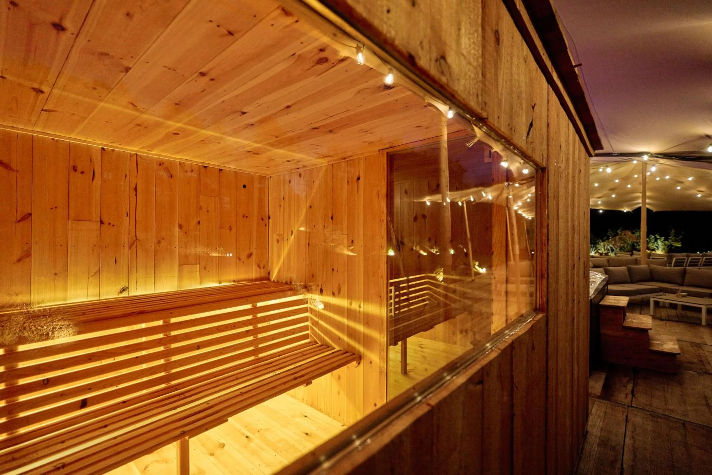 Sauna in Le Domaine de Bra
