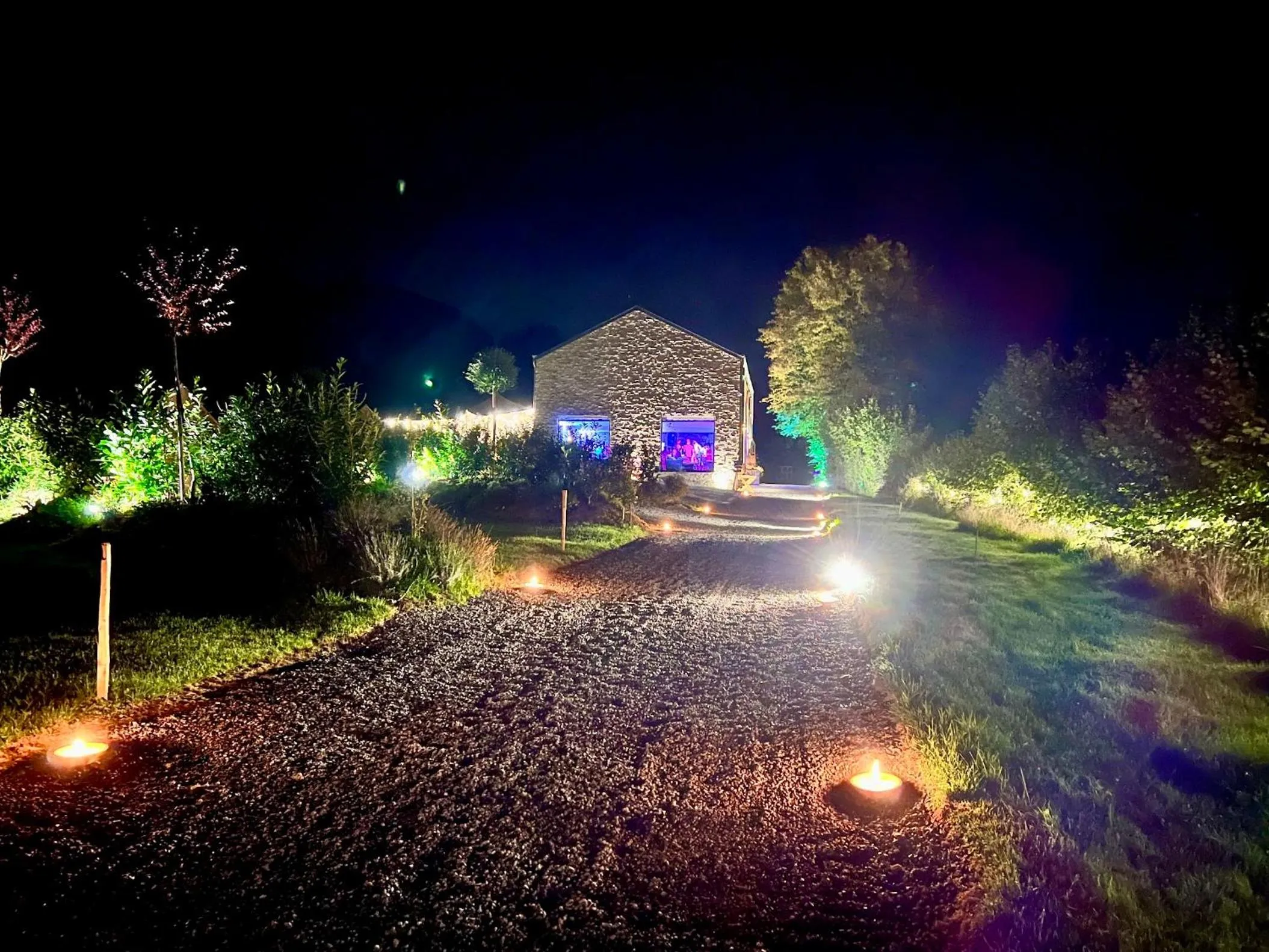 Night in Le Domaine de Bra