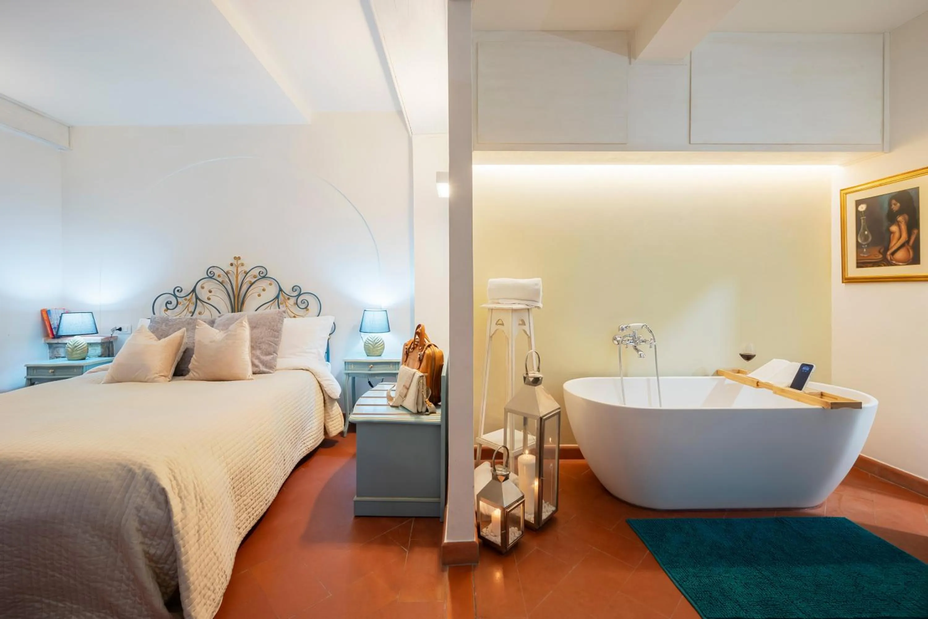 Photo of the whole room, Bed in Cascina De' Fagiolari