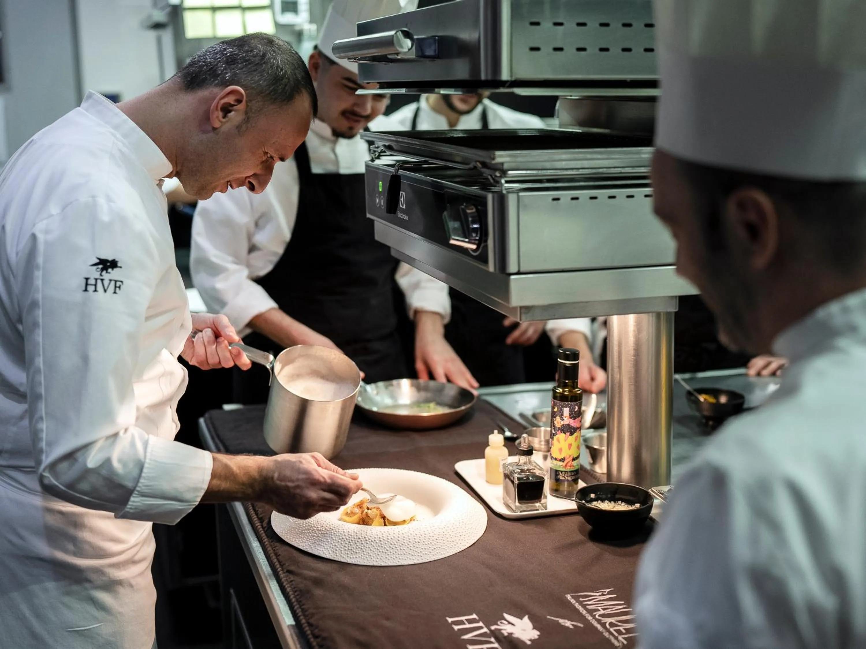 kitchen in Hotel Villa Franca