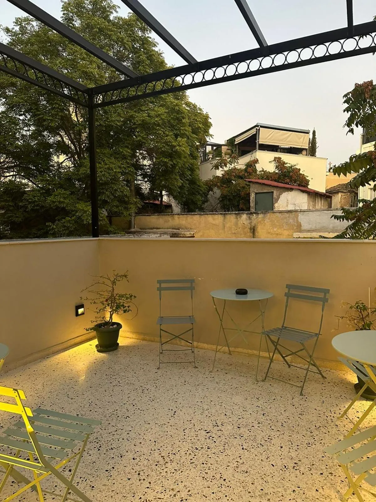 Patio in Belle Athenes - Luxury Rooms at Monastiraki Railway Station
