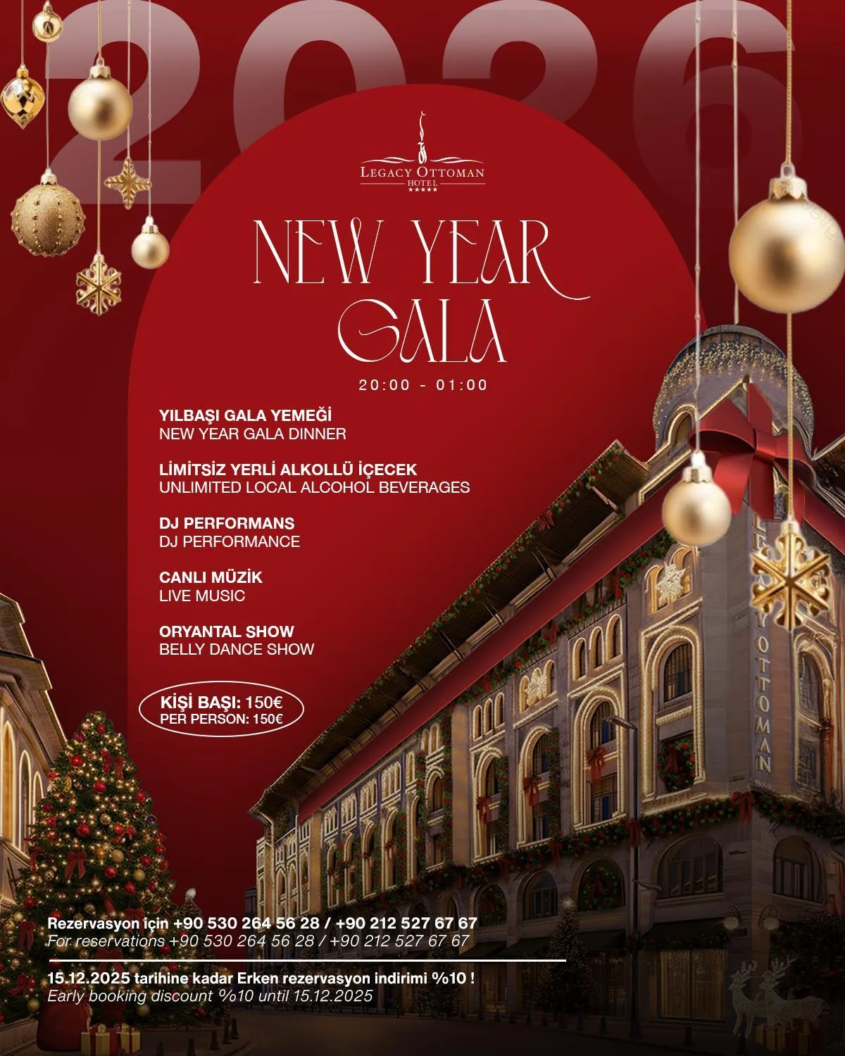 Restaurant/places to eat in Legacy Ottoman Hotel Istanbul Old City