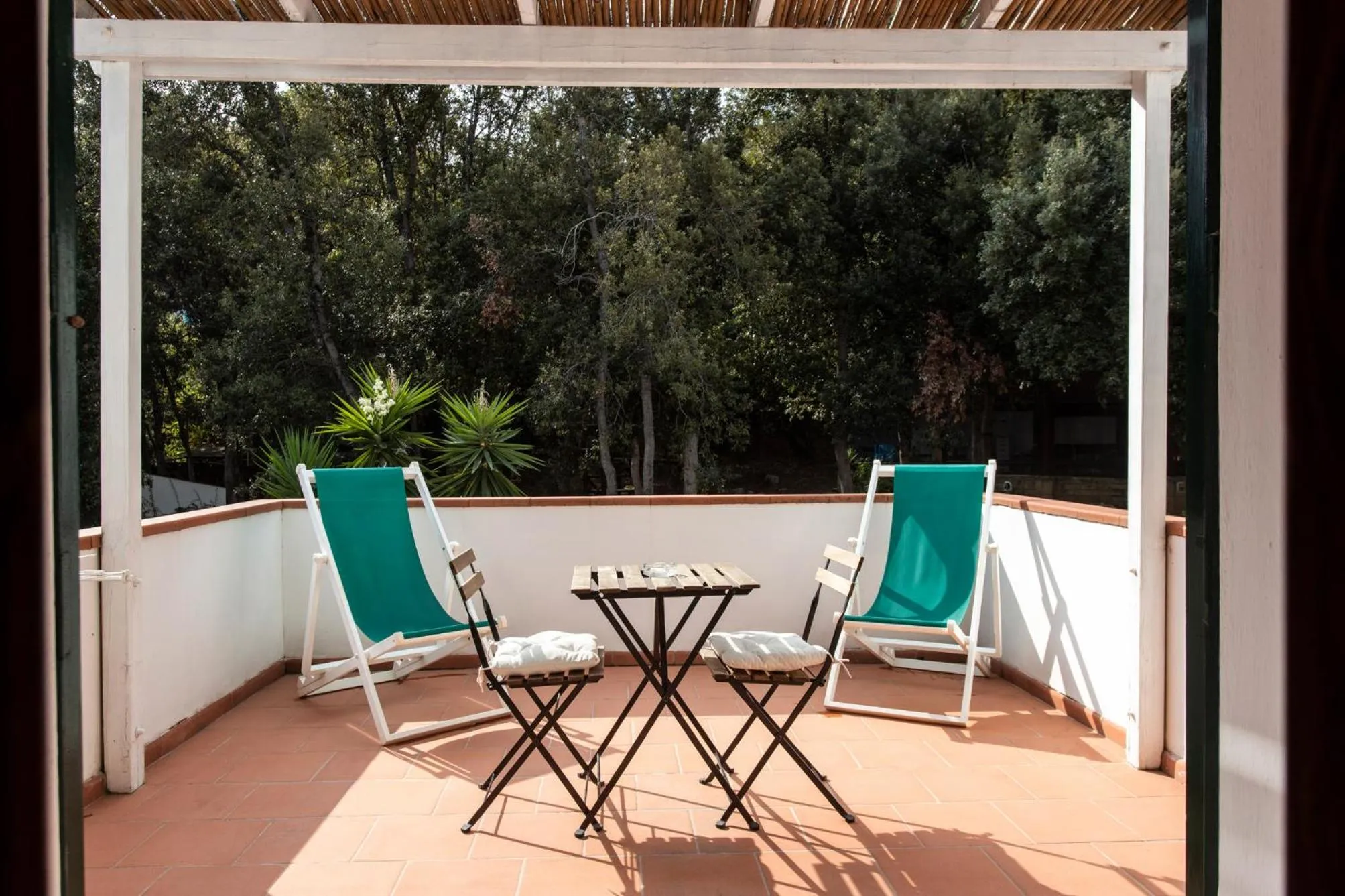 Patio in Hotel Valle Verde