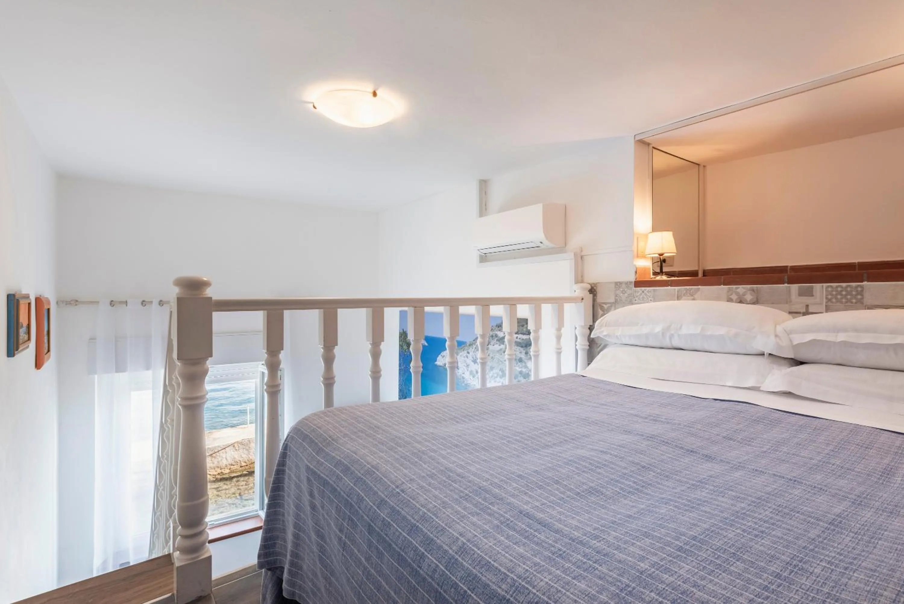 Bed in Hotel La Caletta