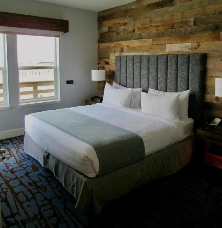 Bed in Cannery Pier Hotel & Spa