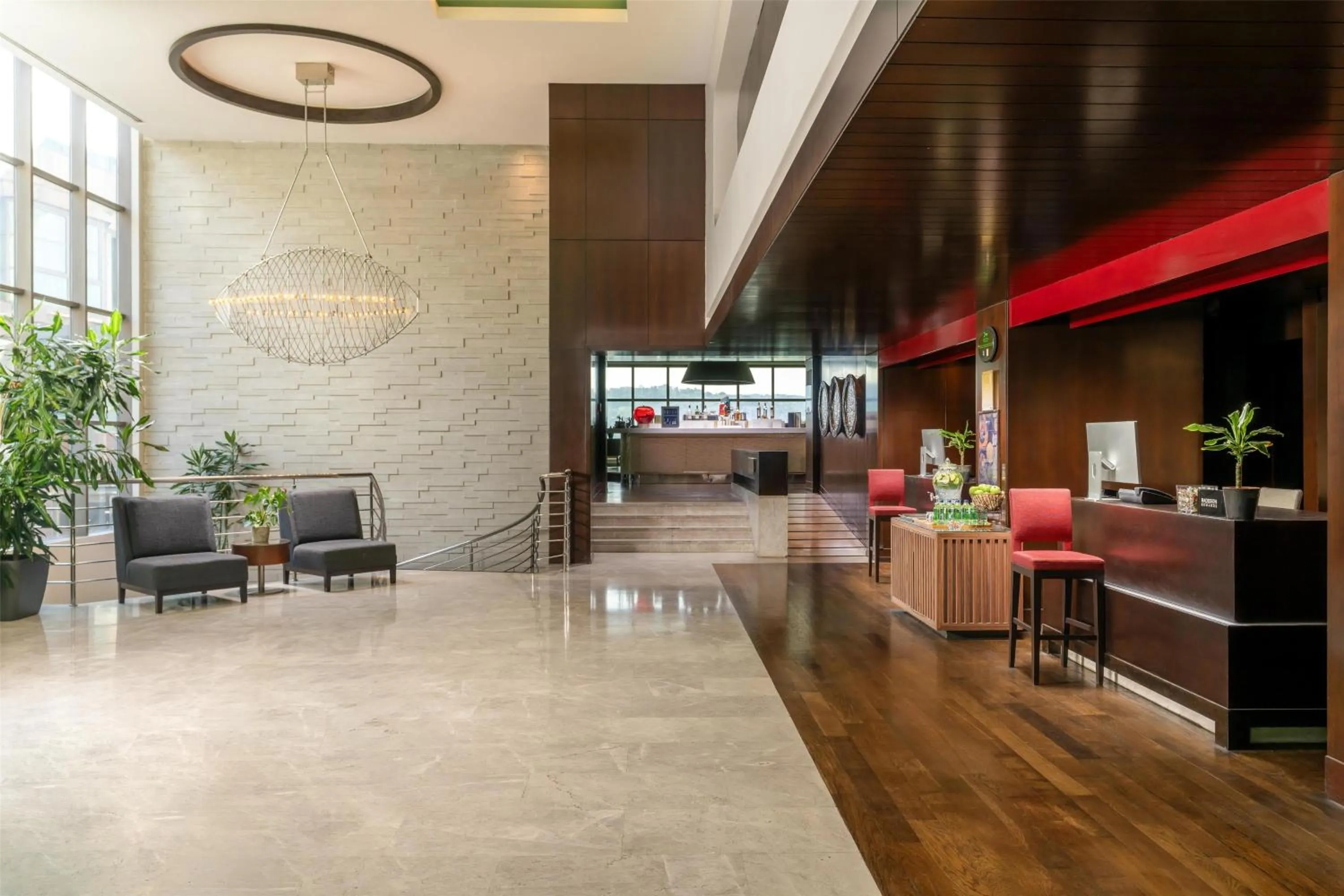 Lobby or reception in Radisson Blu Bosphorus Hotel
