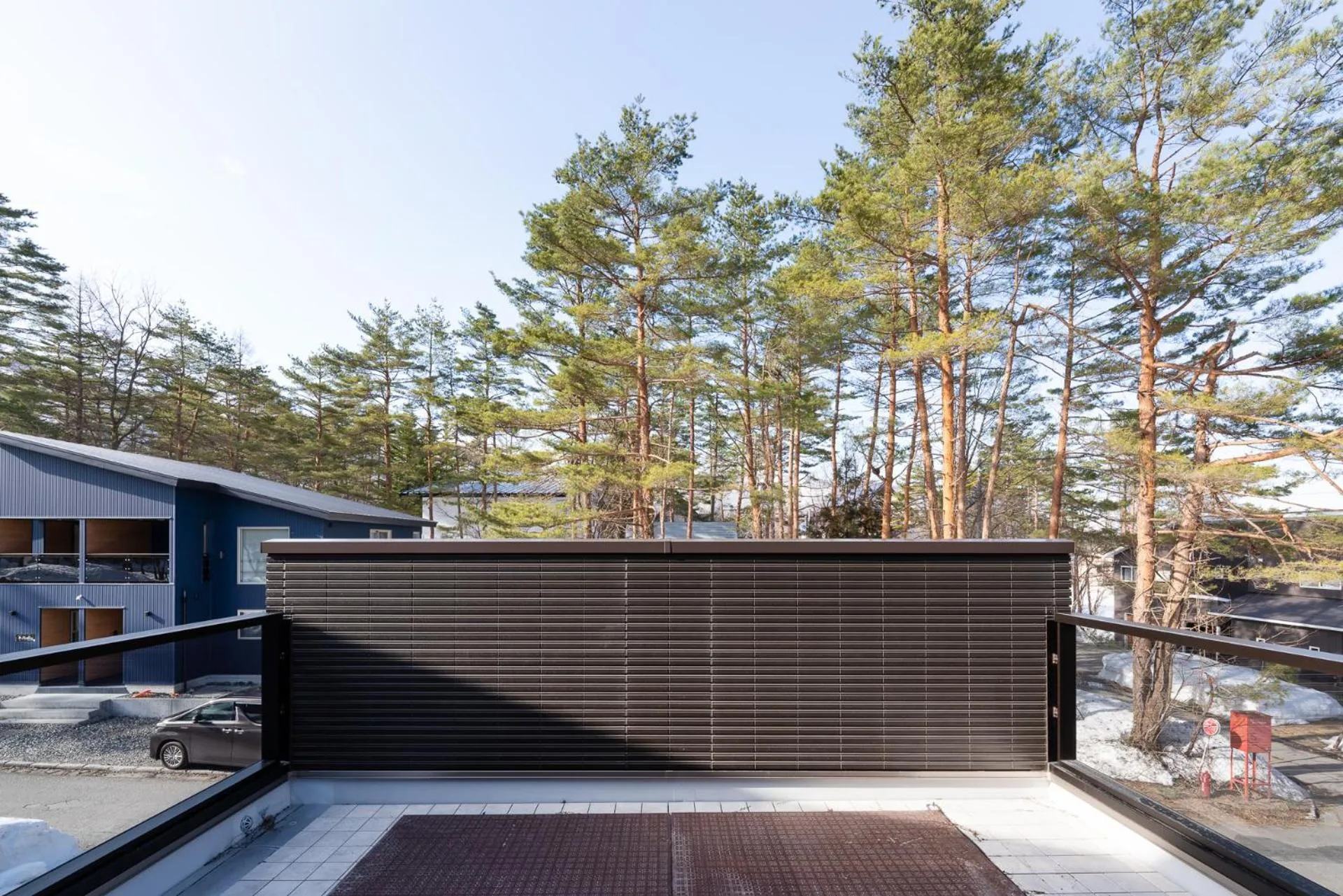 Balcony/Terrace in Silver Maple Chalet by Hakuba White Fox Company