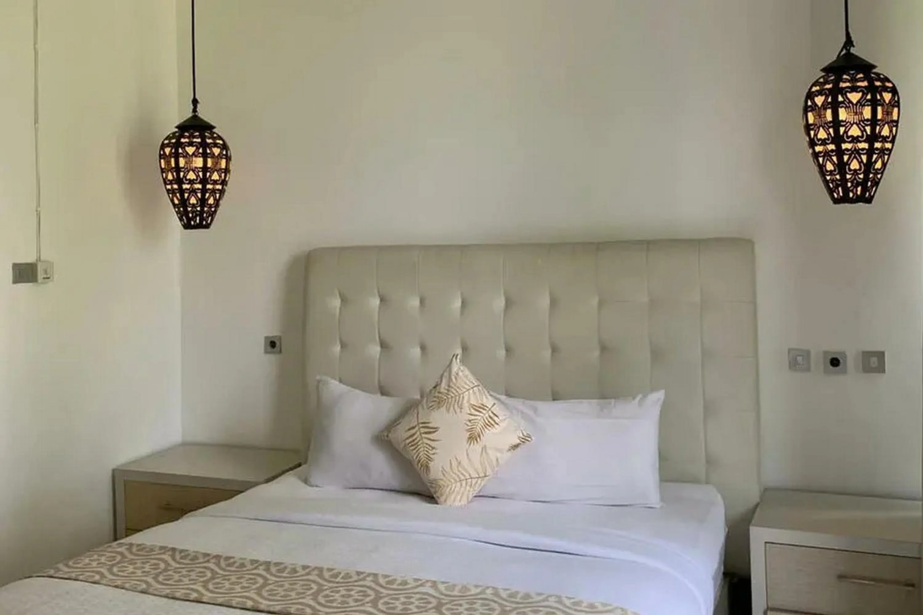 Bedroom, Bed in Sawah Joglo Boutique Villa Mitra RedDoorz