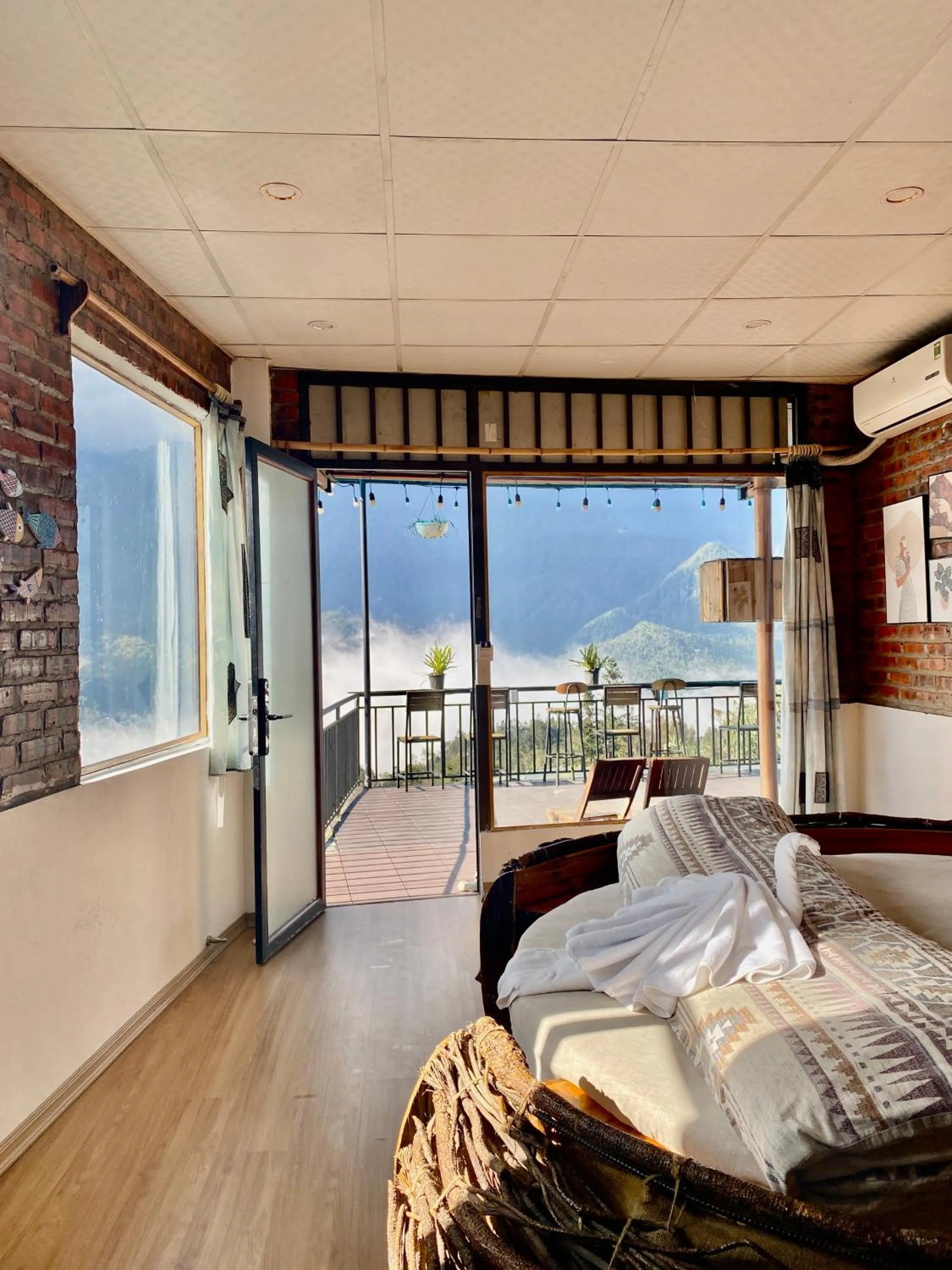 View (from property/room), Bed in D Home Sapa 2
