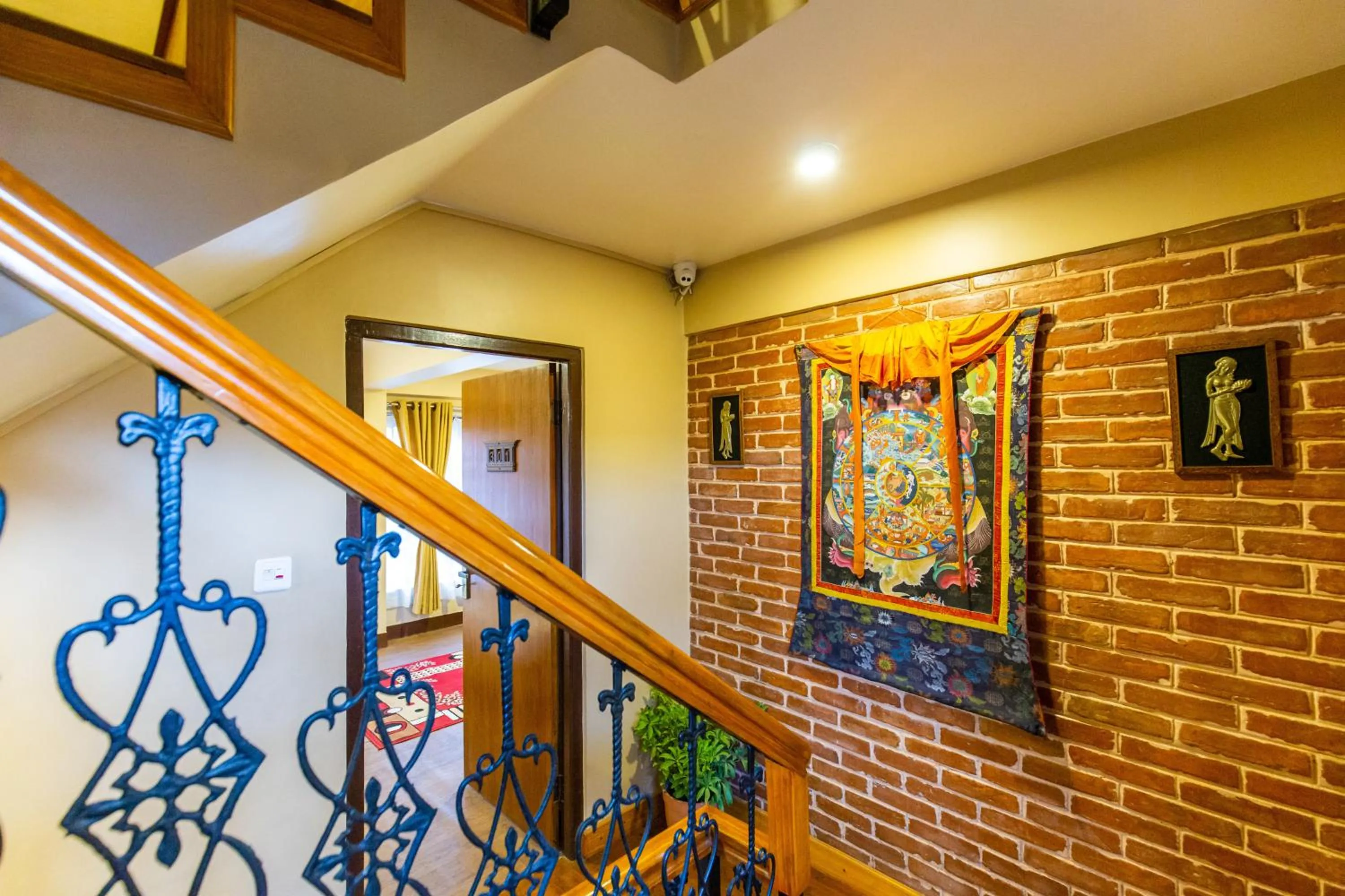 Decorative detail in Bhrikuti Stay - Patan Durbar Square