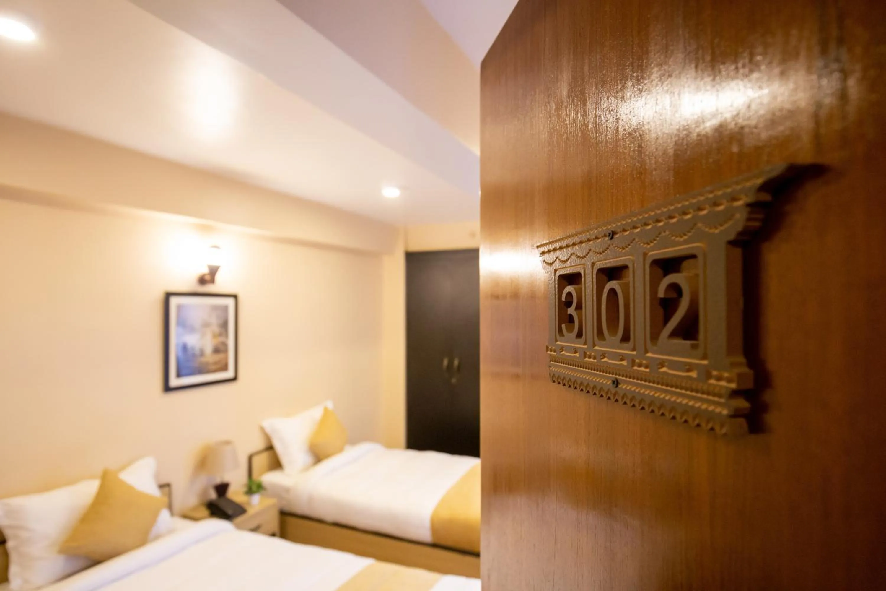 Bed in Bhrikuti Stay - Patan Durbar Square