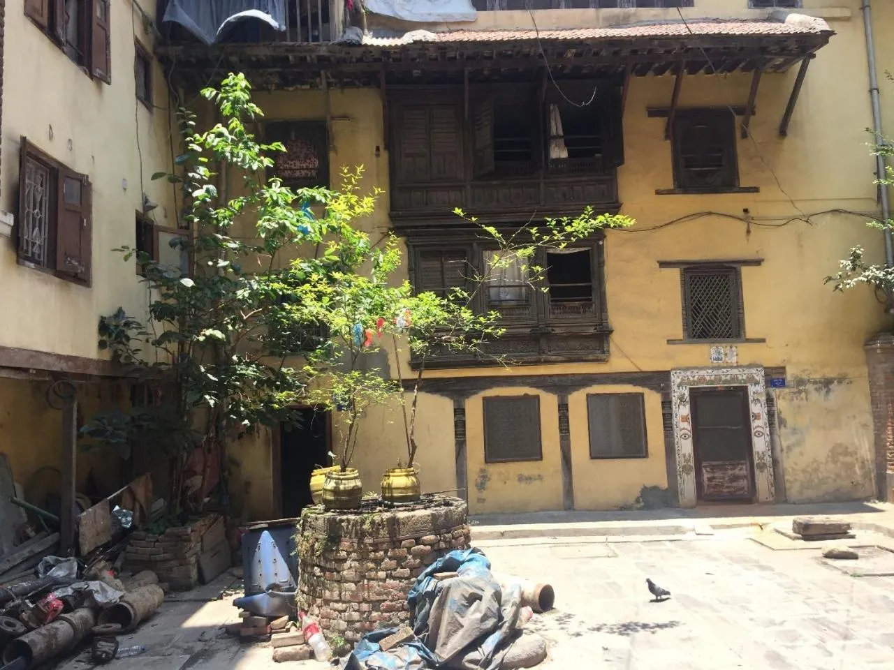 Inner courtyard view in Bhrikuti Stay - Patan Durbar Square