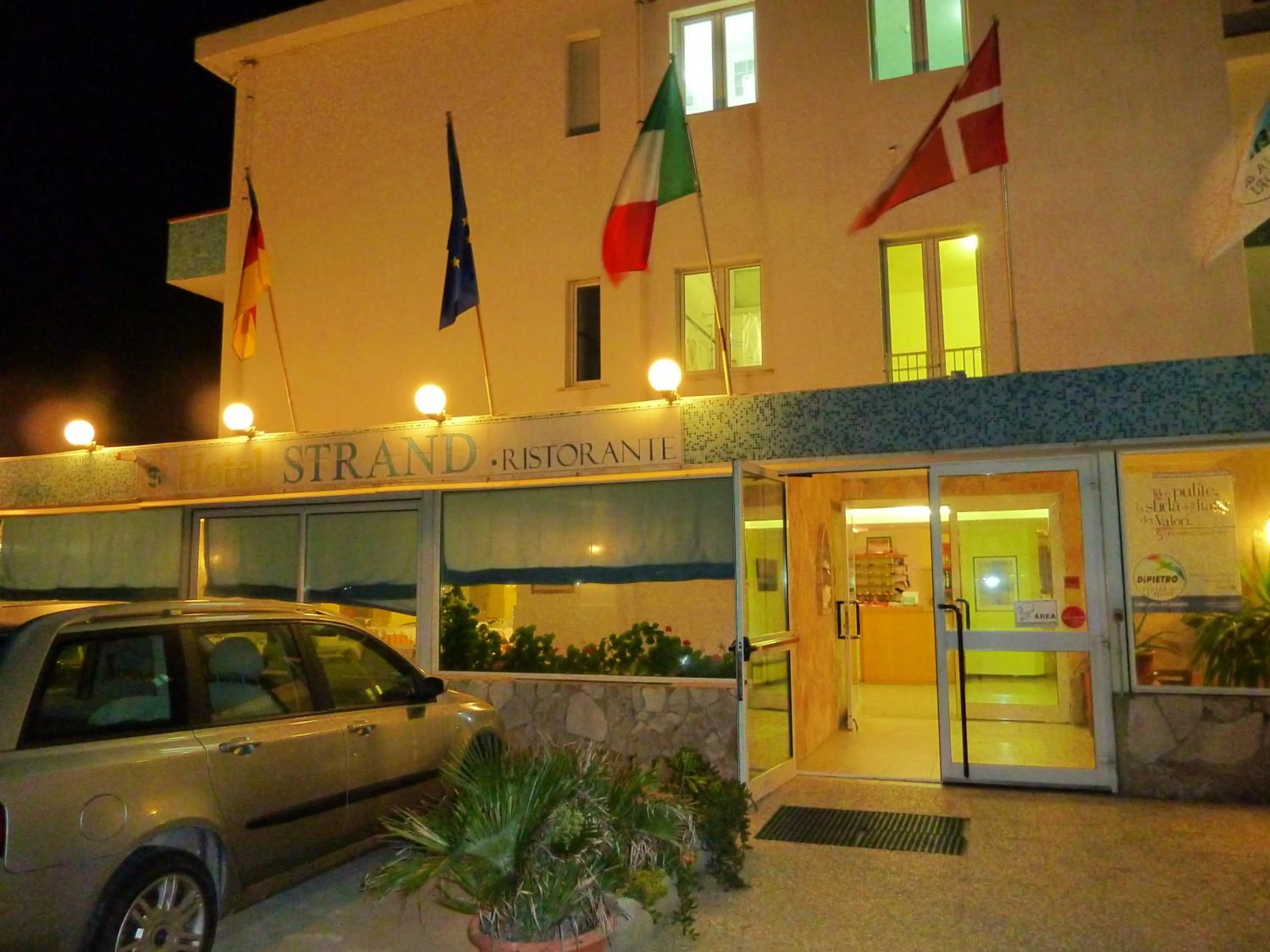 Facade/entrance in Hotel Strand