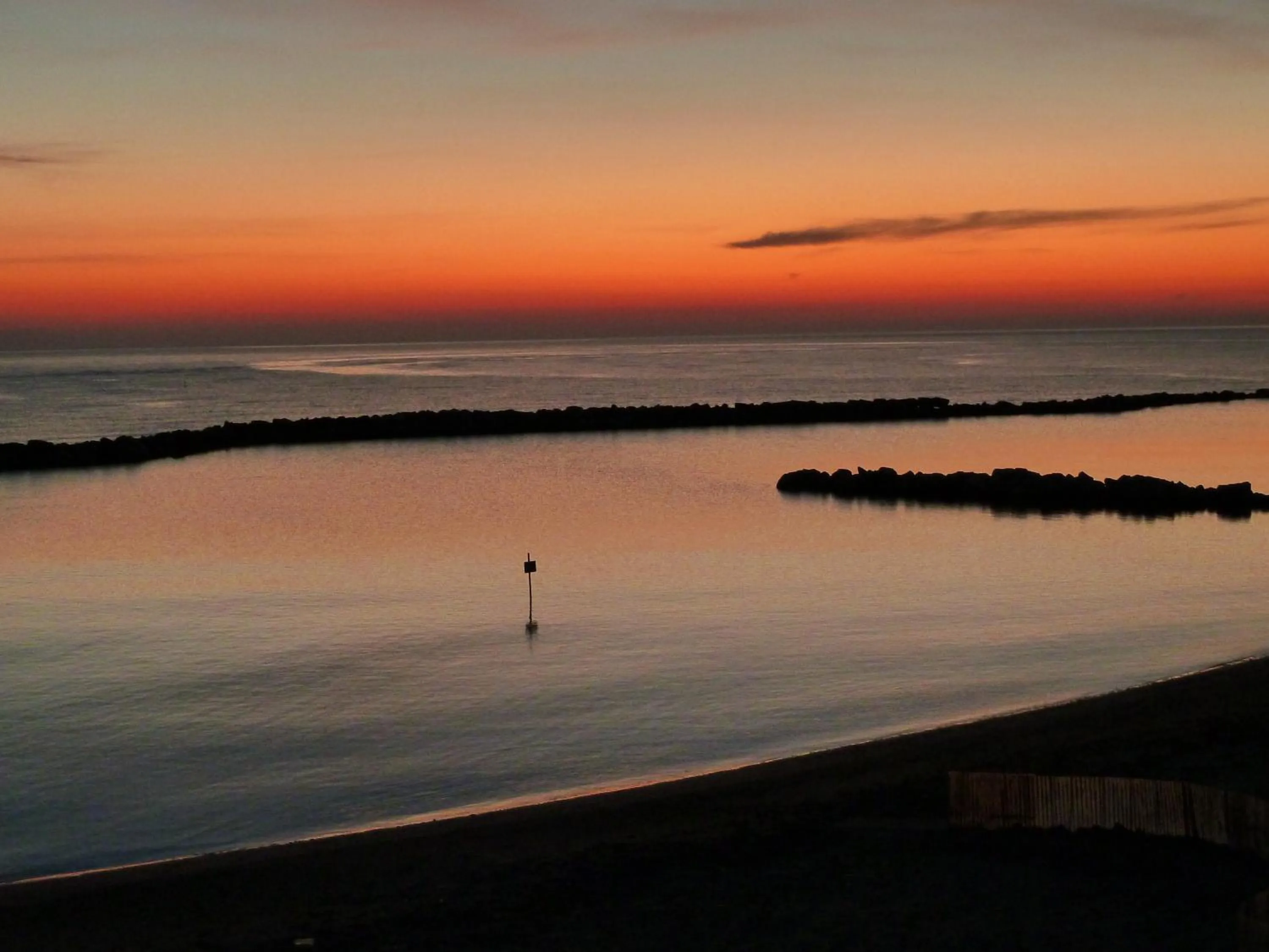 Sunset in Hotel Strand
