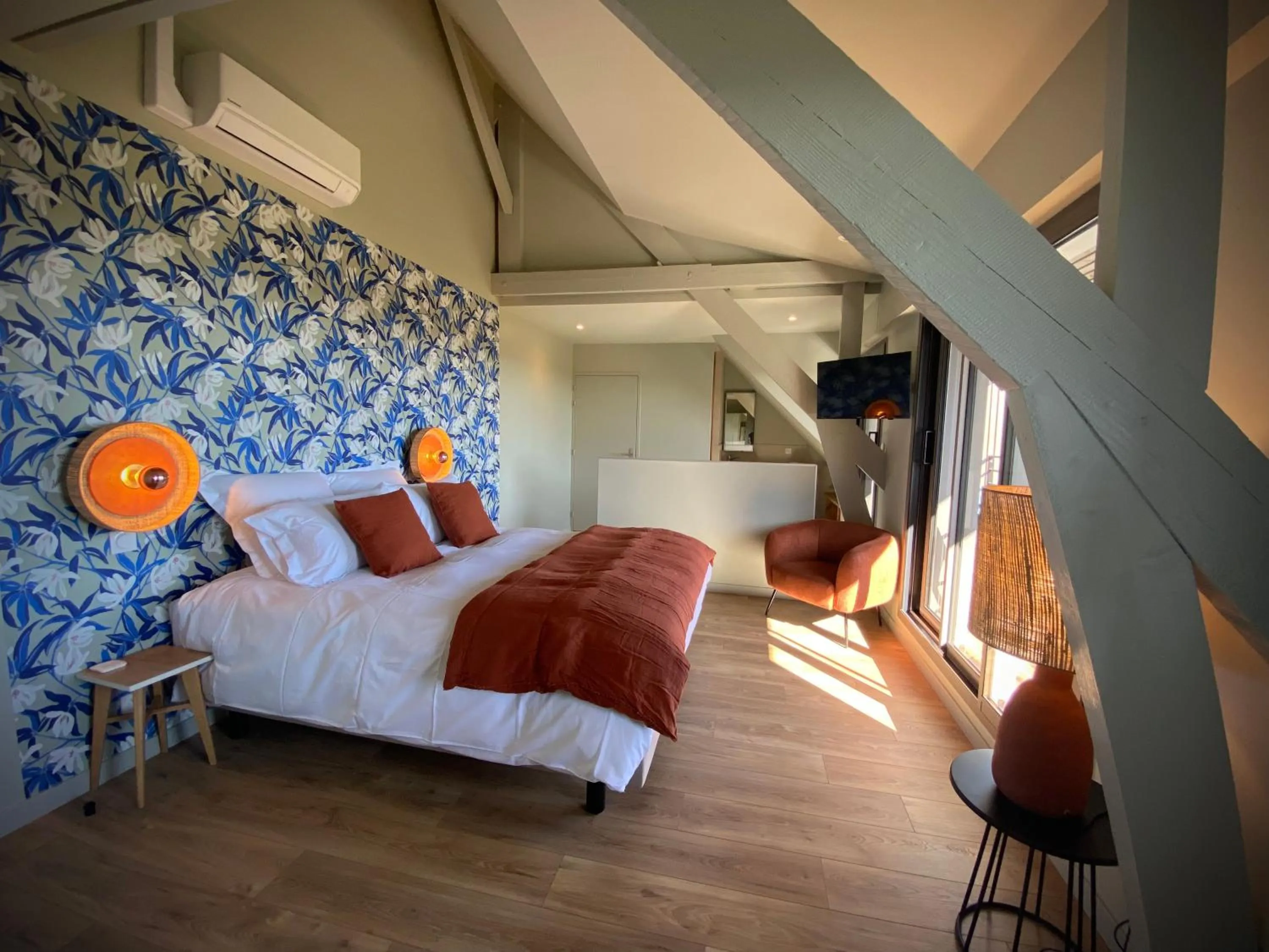 Bedroom, Bed in La Bellevue Bistrot et Chambres d'Hotes