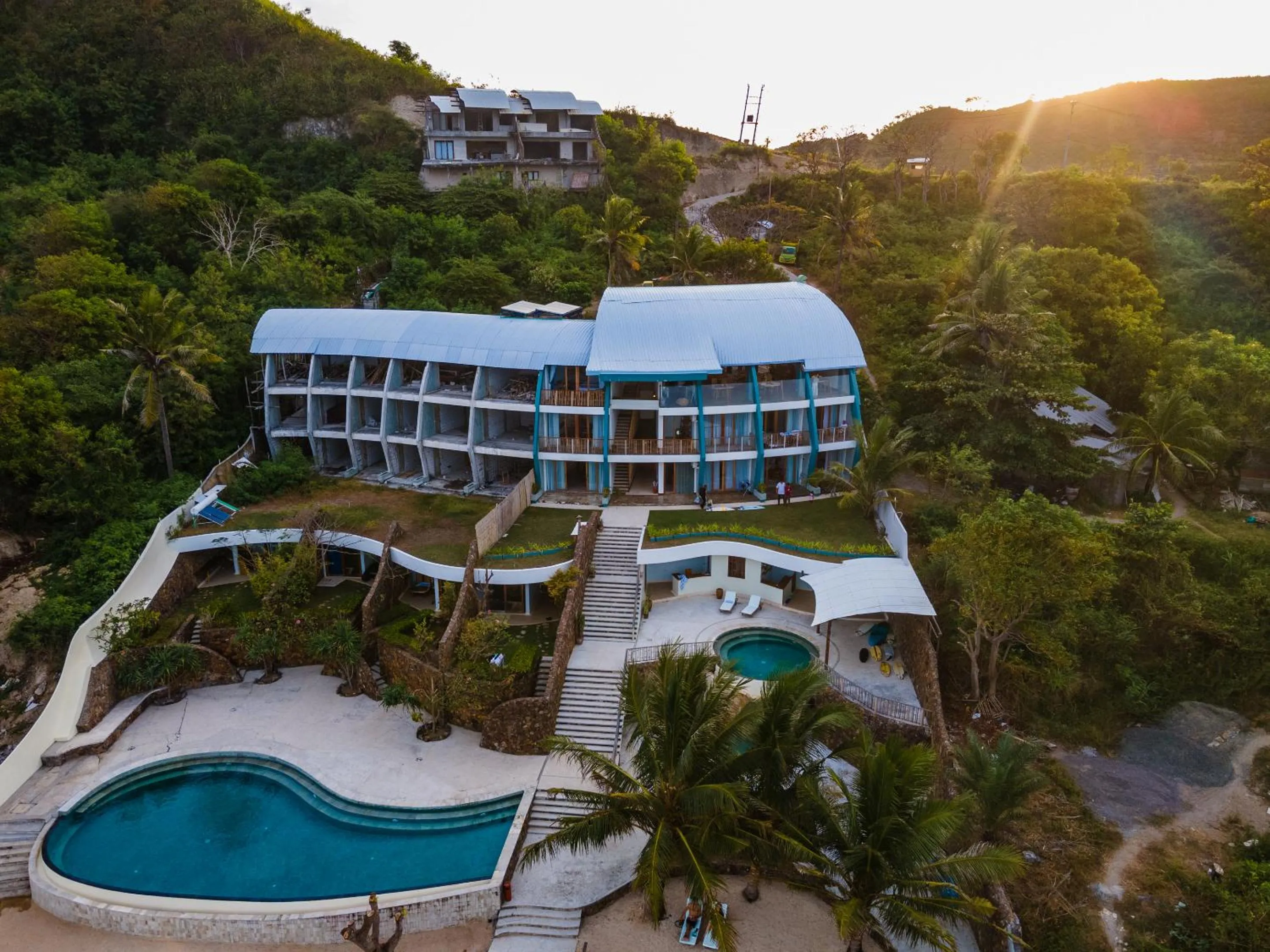 Property building in Inlight Lombok Beach Hotel