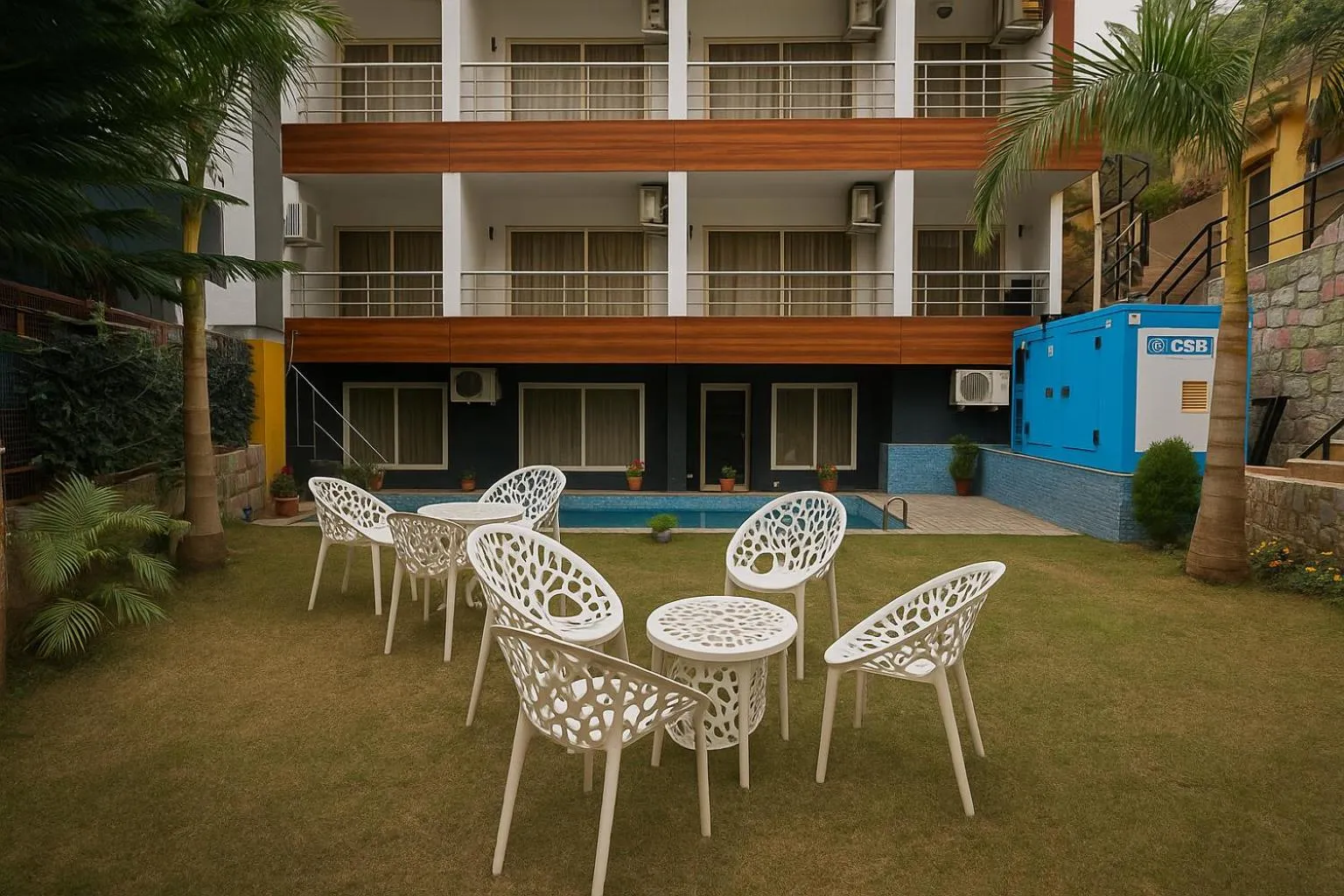 Garden in Hotel Cordelia Inn - Swimming Pool & Spa