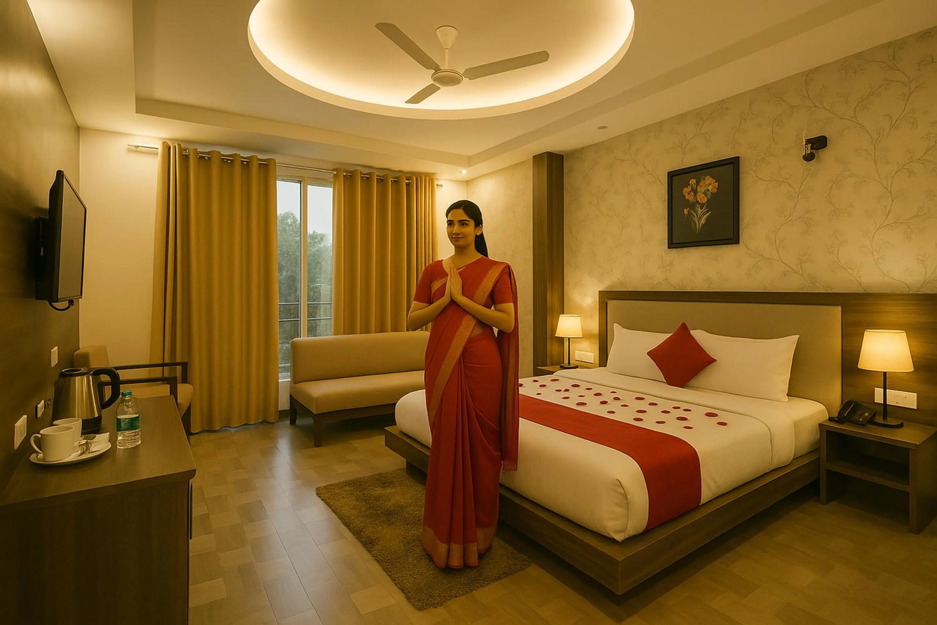 Bedroom in Hotel Cordelia Inn - Swimming Pool & Spa