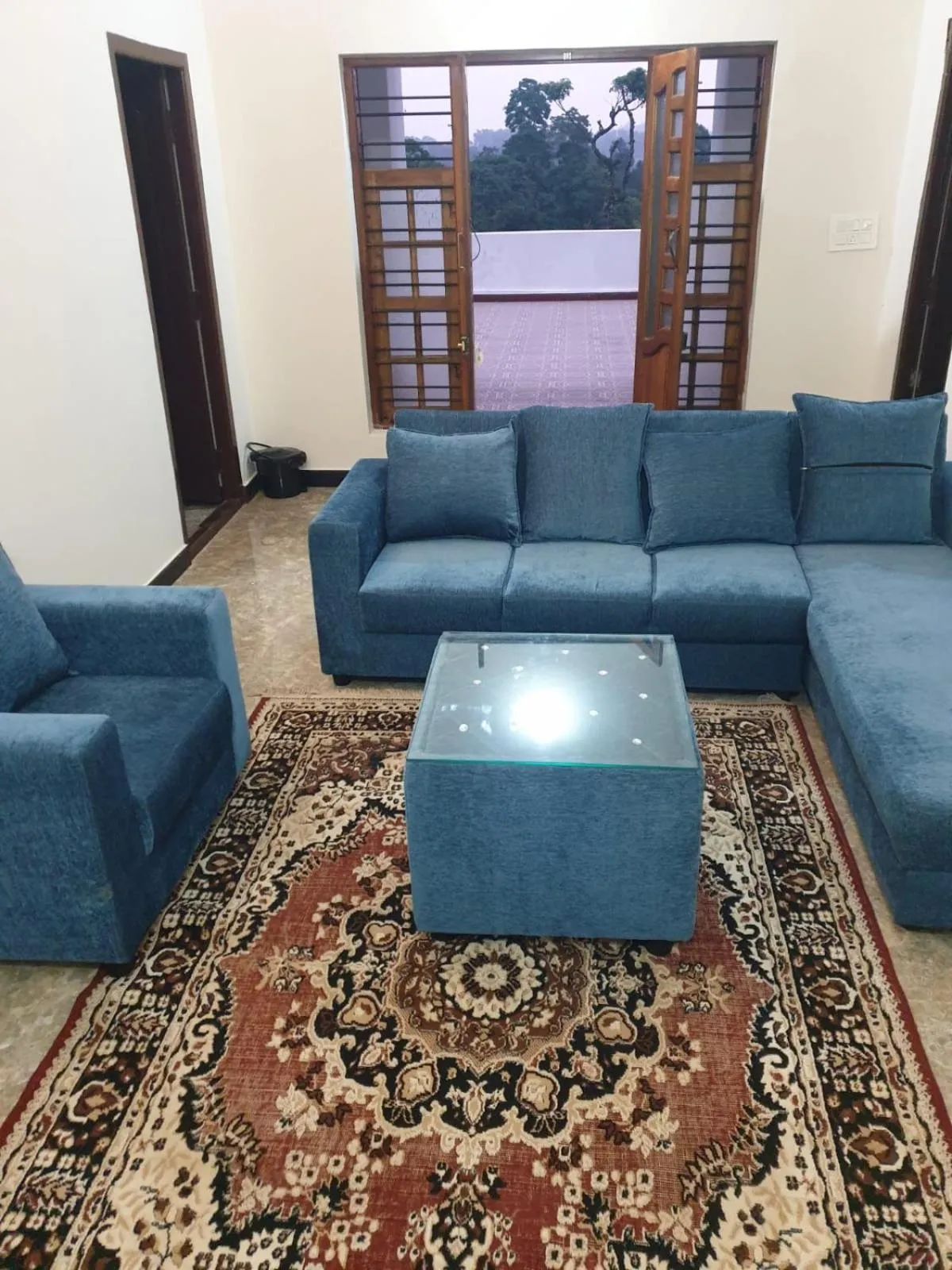 Living room in Orange Valley Plantation Holiday Coorg