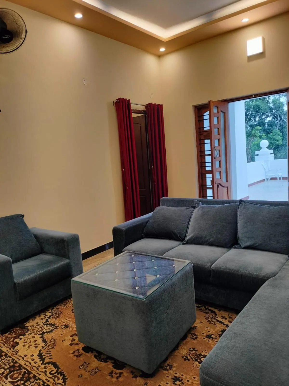 Living room in Orange Valley Plantation Holiday Coorg