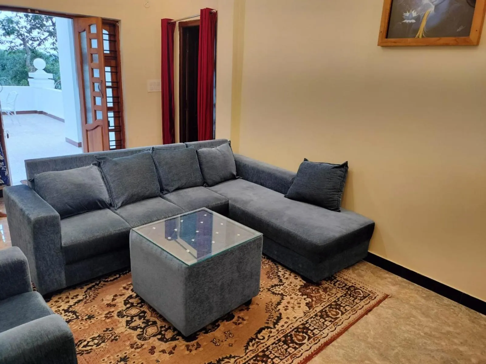 Living room in Orange Valley Plantation Holiday Coorg