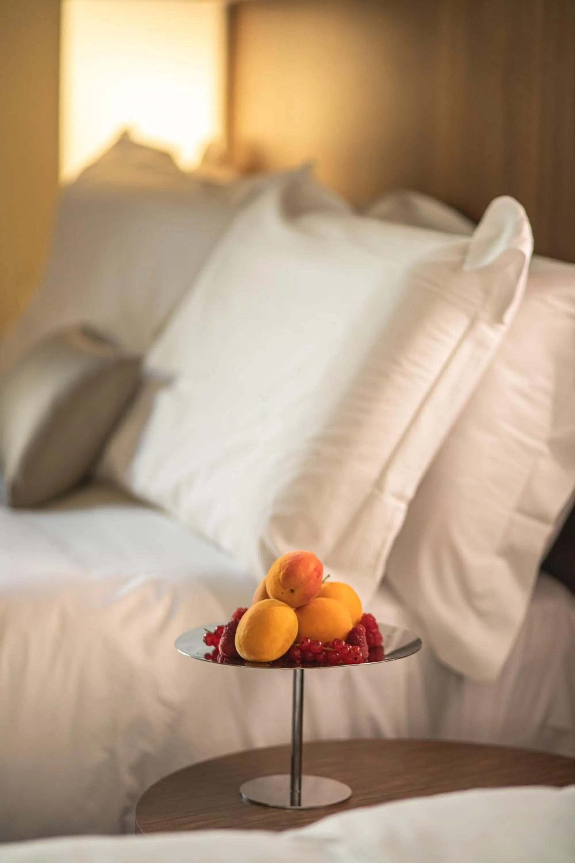 Decorative detail, Bed in I Portici Hotel Bologna